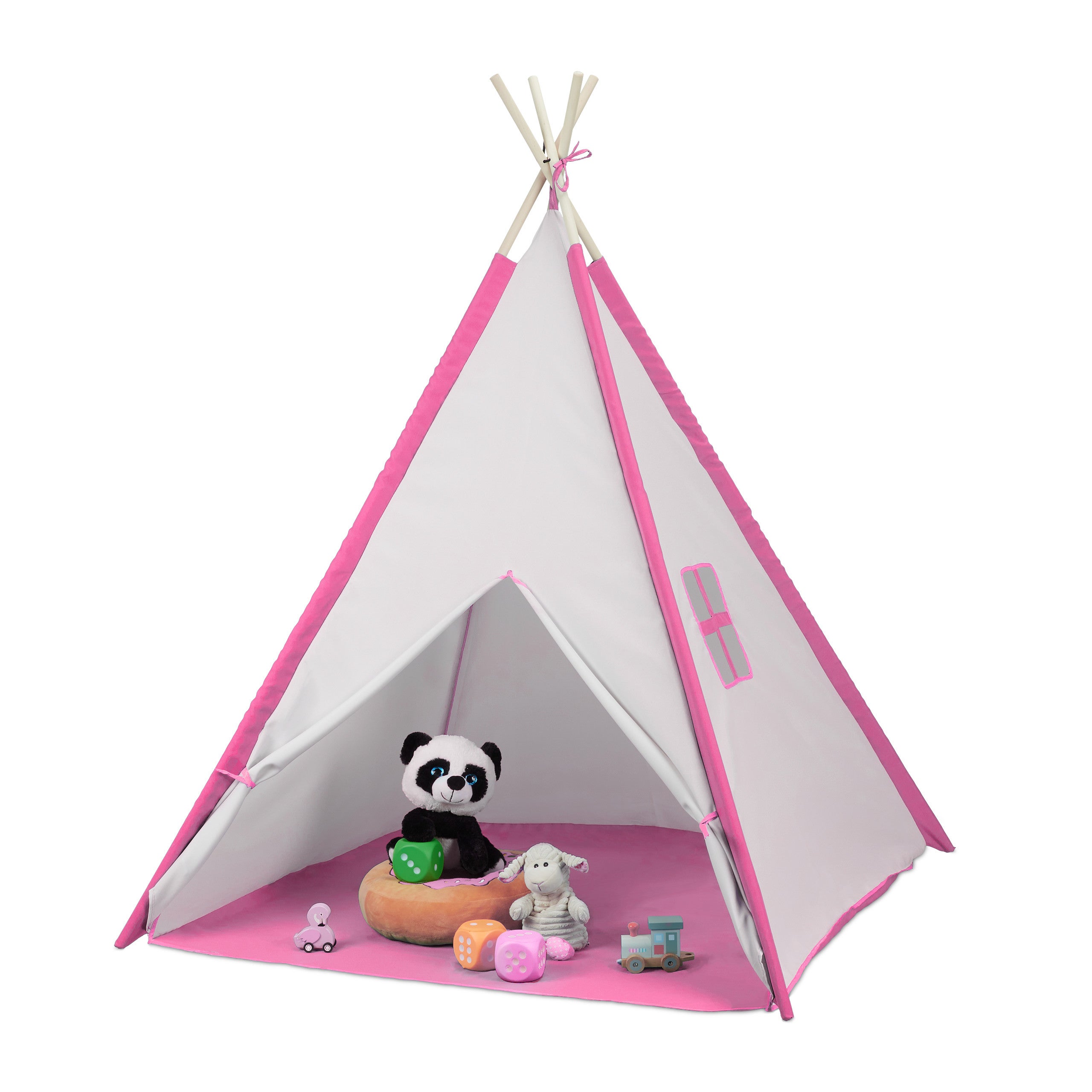 Da Esterno In Tela Indiana Teepee Lavabile In Cotone Tenda Da Gioco Con Coperta & Luci Fatate Per Interni Ed Esterni Tenda Per Bambini - 3