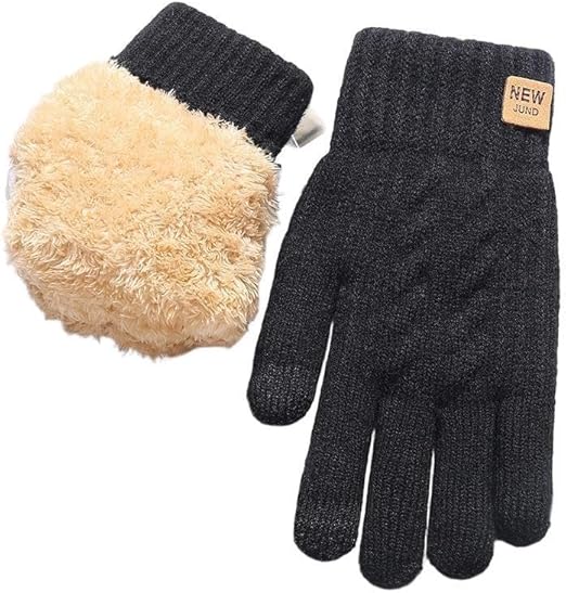 Gants Très Chaud Pour Femme Gants Homme Hiver, Chauds Et Doux, Laine D' alpaga, écran Tactile, Mail Gants Activités Extérieures Hiver