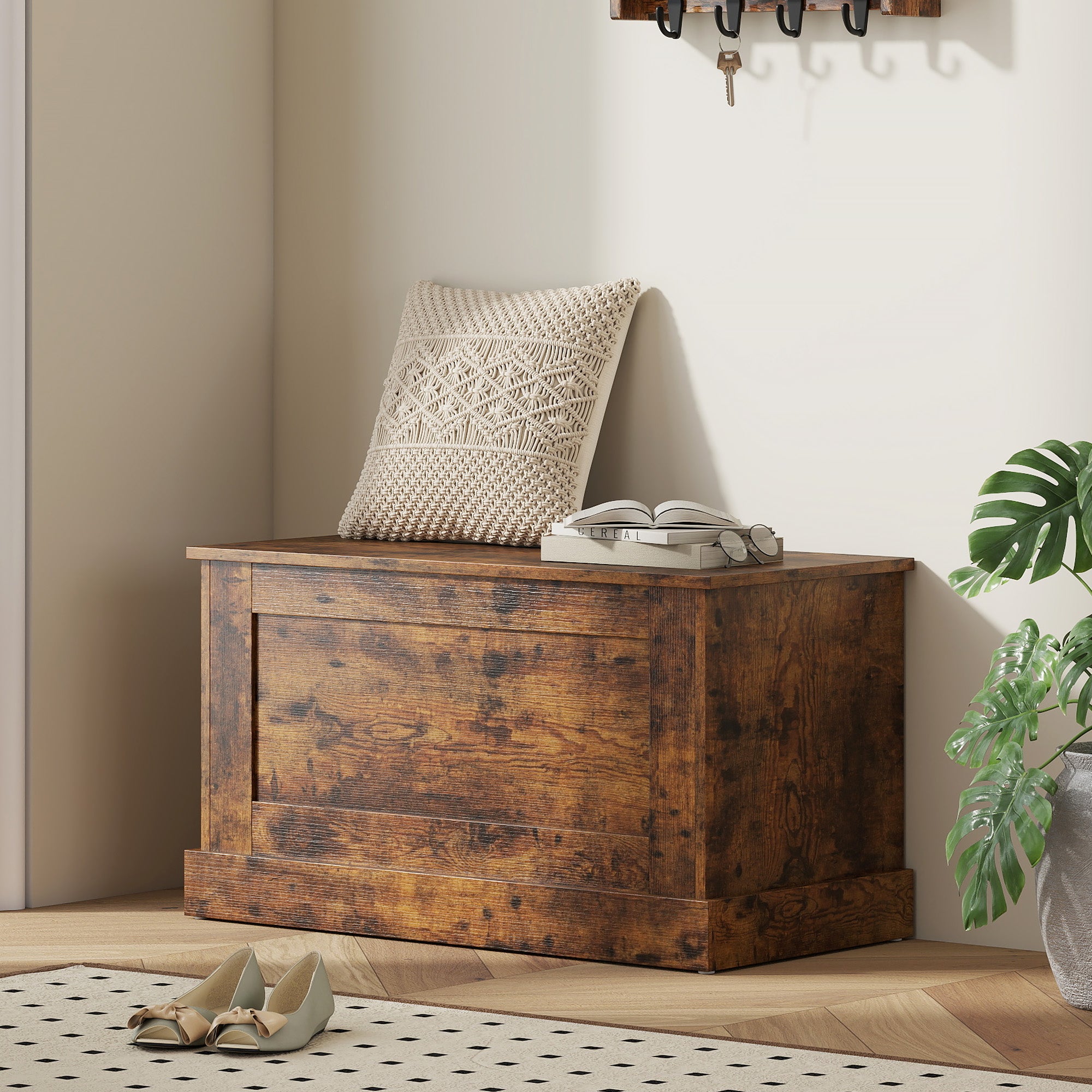 Coffre de rangement panneau de particules HOMCOM - 2