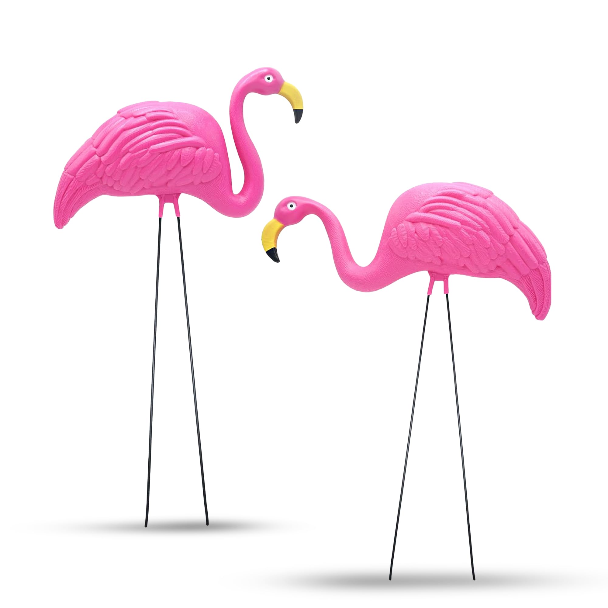 Juego de adornos de flamenco para jardín Estatua de flamenco