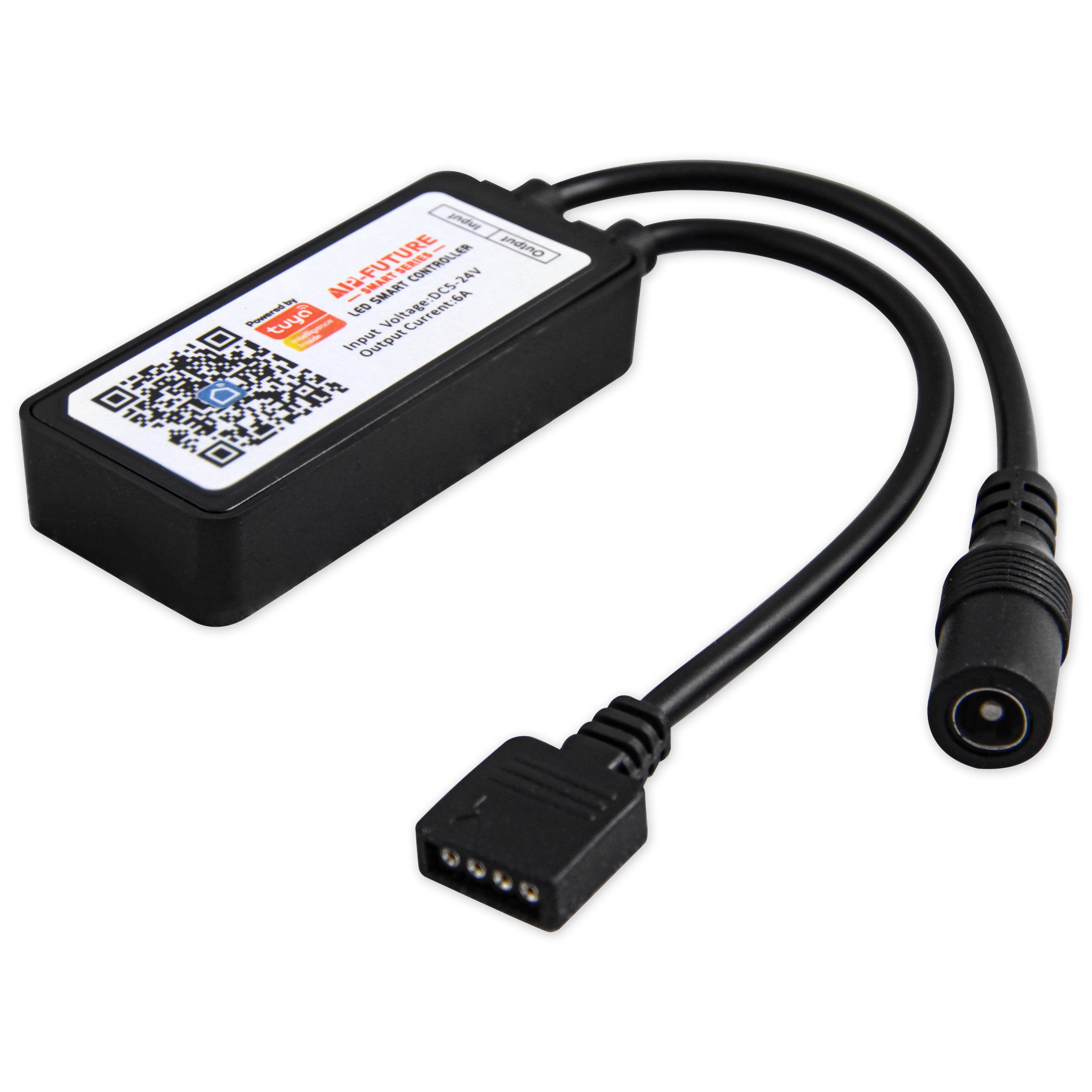 Sterownik LED RGB Smart Tuya mini 6A 5-24V WiFi 4 pin IP20 czarny MasterLED