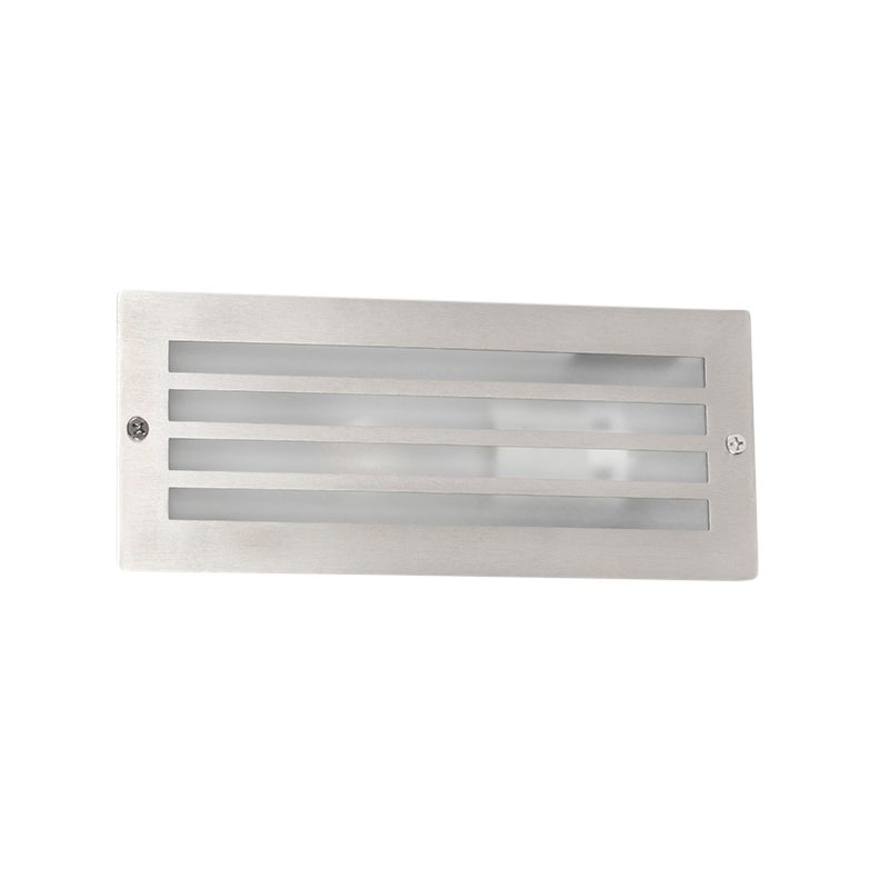 Nowoczesna lampa wnękowa stalowa IP44 - Hurricane