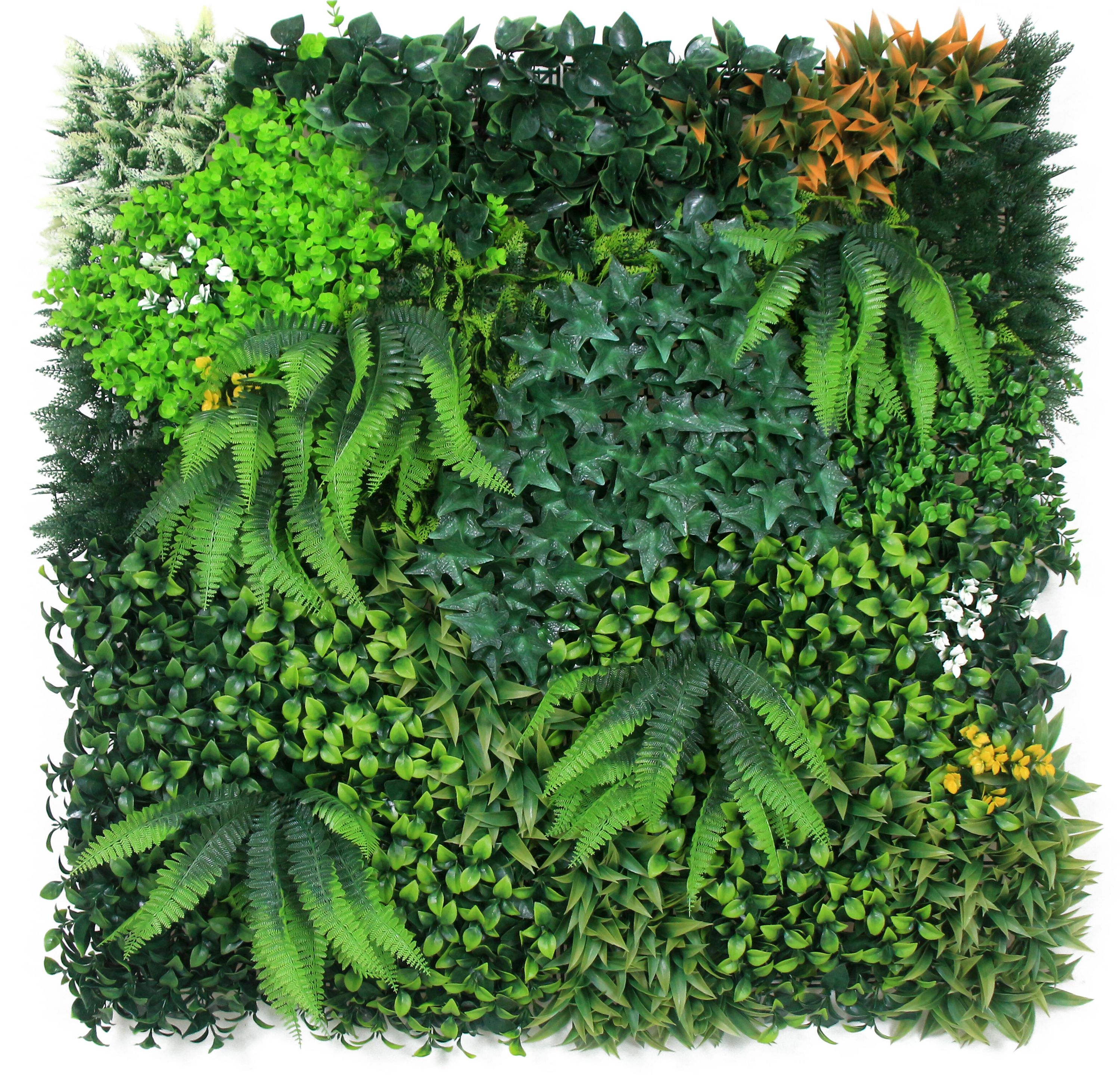 Zielony tropikalny ogród wertykalny SINDER 100x100 cm