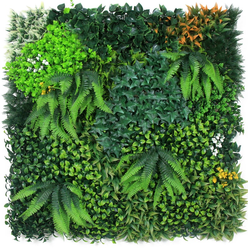 Zielony tropikalny ogród wertykalny SINDER 100x100 cm