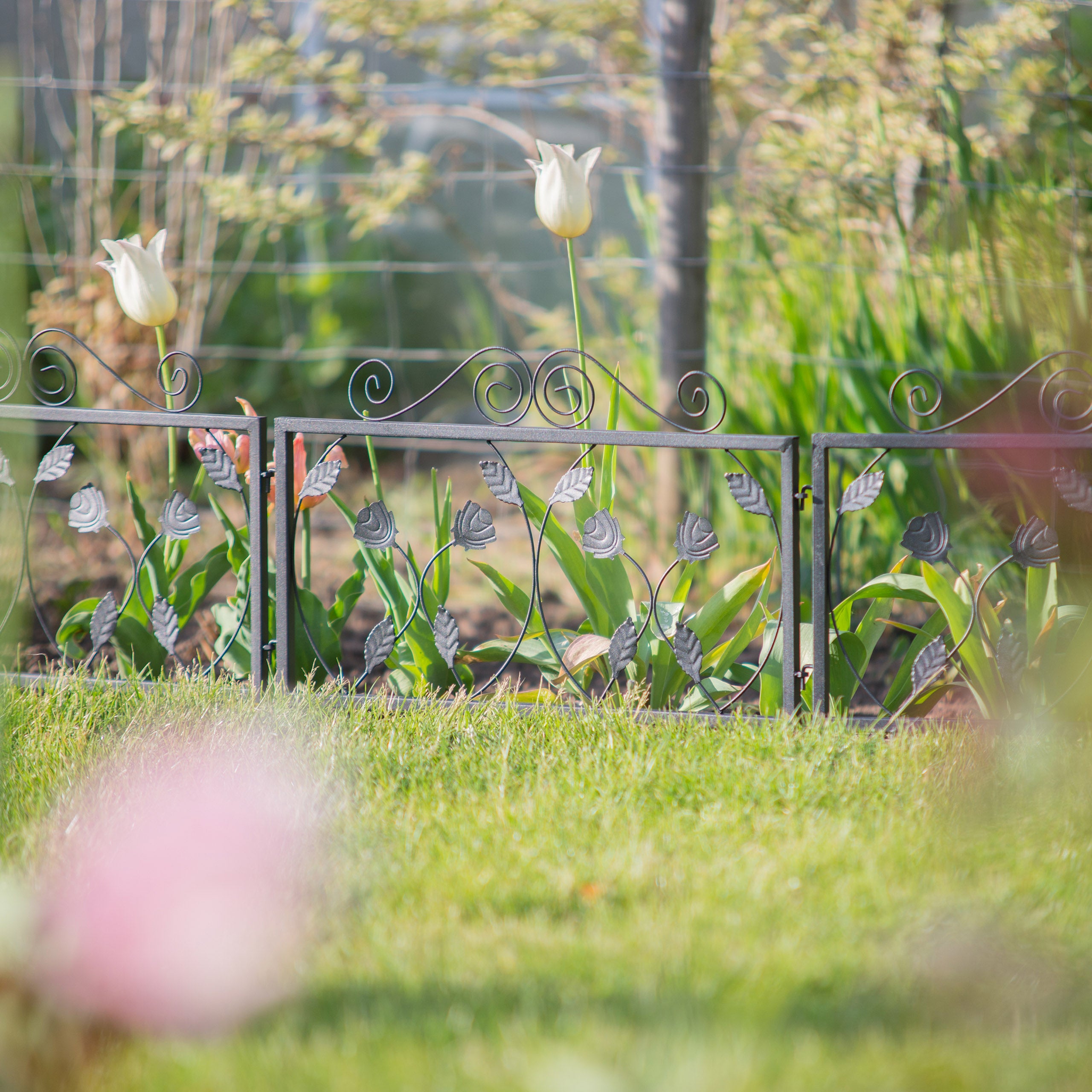 YOSOO Clôture De Bordure De Cour Paysagère Clôture De Jardin Décorative