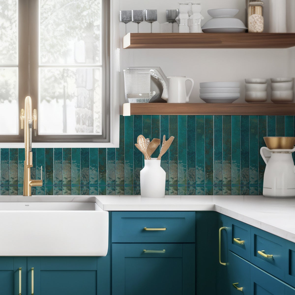 Adesivi Per Piastrelle A Mosaico Smart Peel Stick Da Cucina Fai-da-te, alta qual