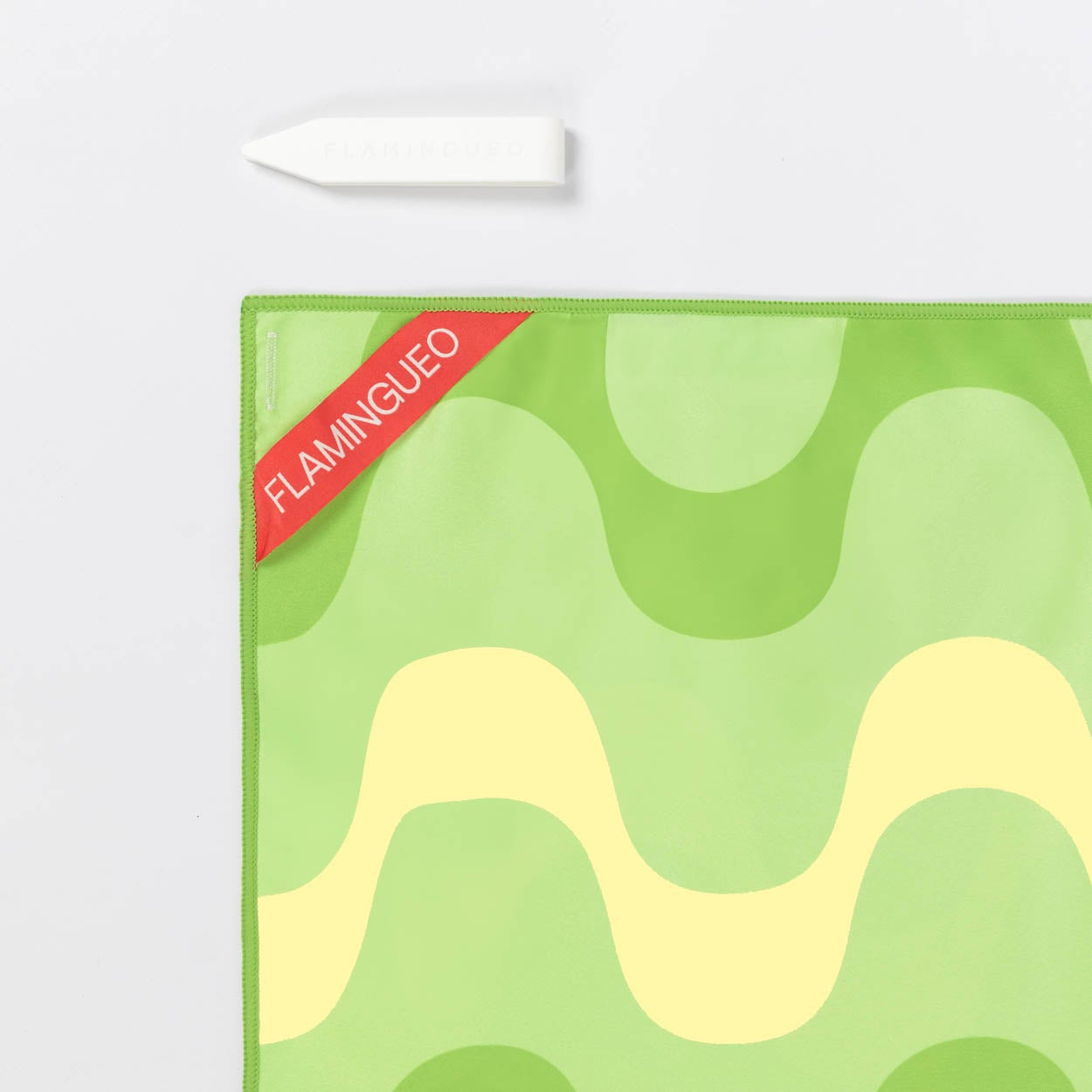 Flamingueo Serviette Plage Piscine Microfibre 180x90cm Vert - 7