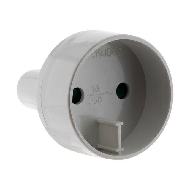 Adaptateur voyage UE/USA - Blanc - Zenitech