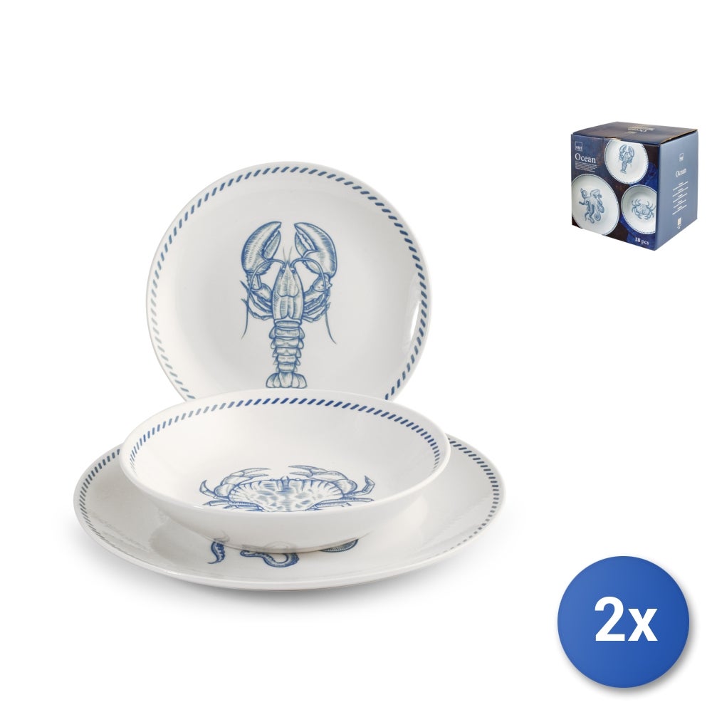 Amazon Platos Llanos Y Hondos Platos Llanos Juego De Platos Baroni