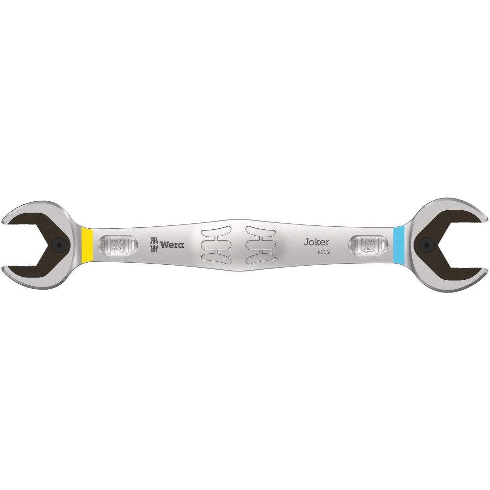 Wera 05020261001 6002 Chiave Joker a forchetta doppia, 22 - 24 x 261 mm