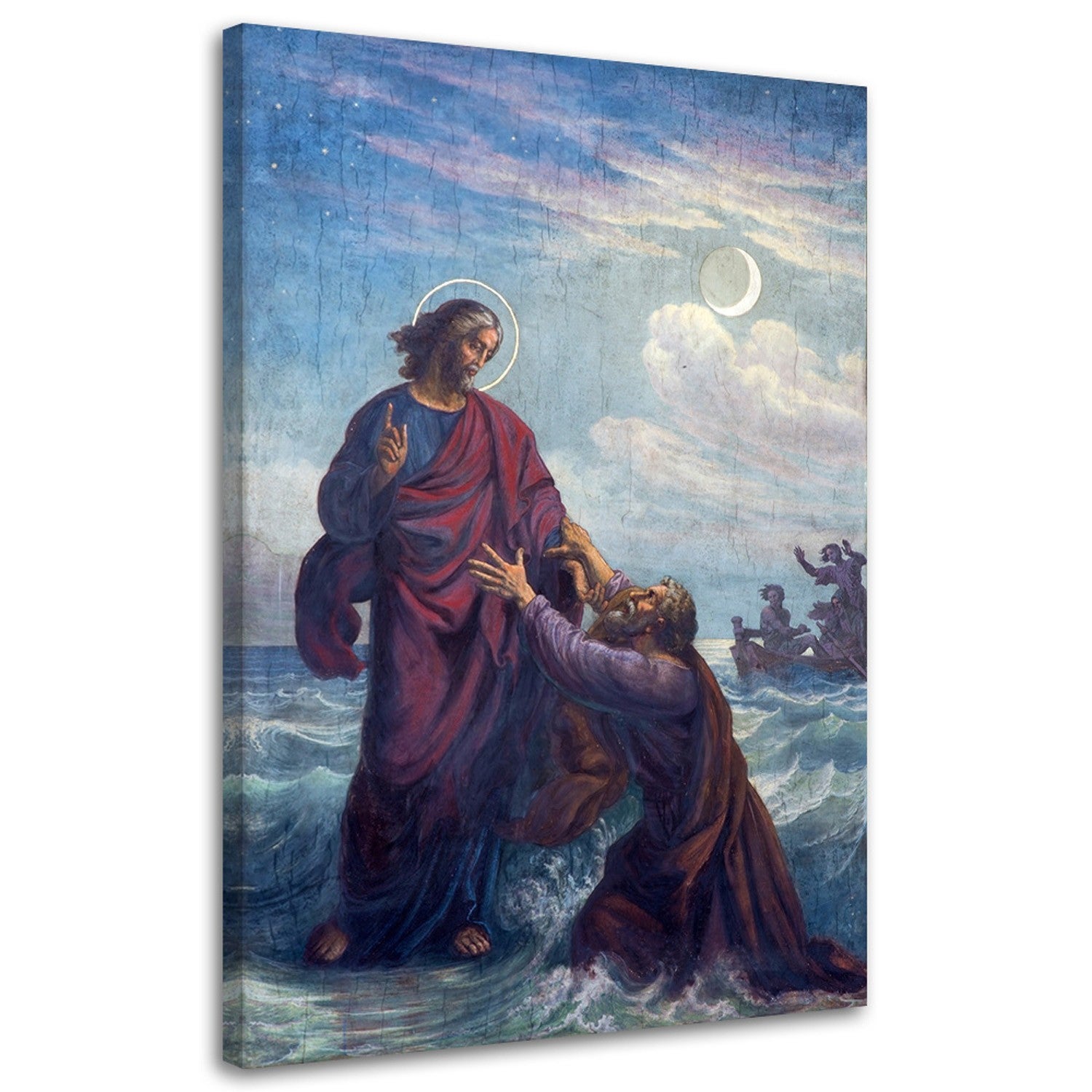 Obraz na płótnie, Tonący św. Piotr i Jezus Wiedeń 80x120