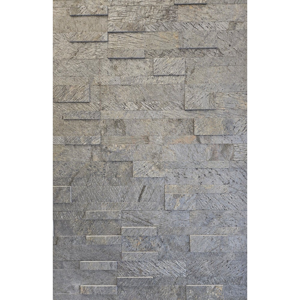 Parement feuille de pierre adhésive Bali Green - 60x15 cm - 5