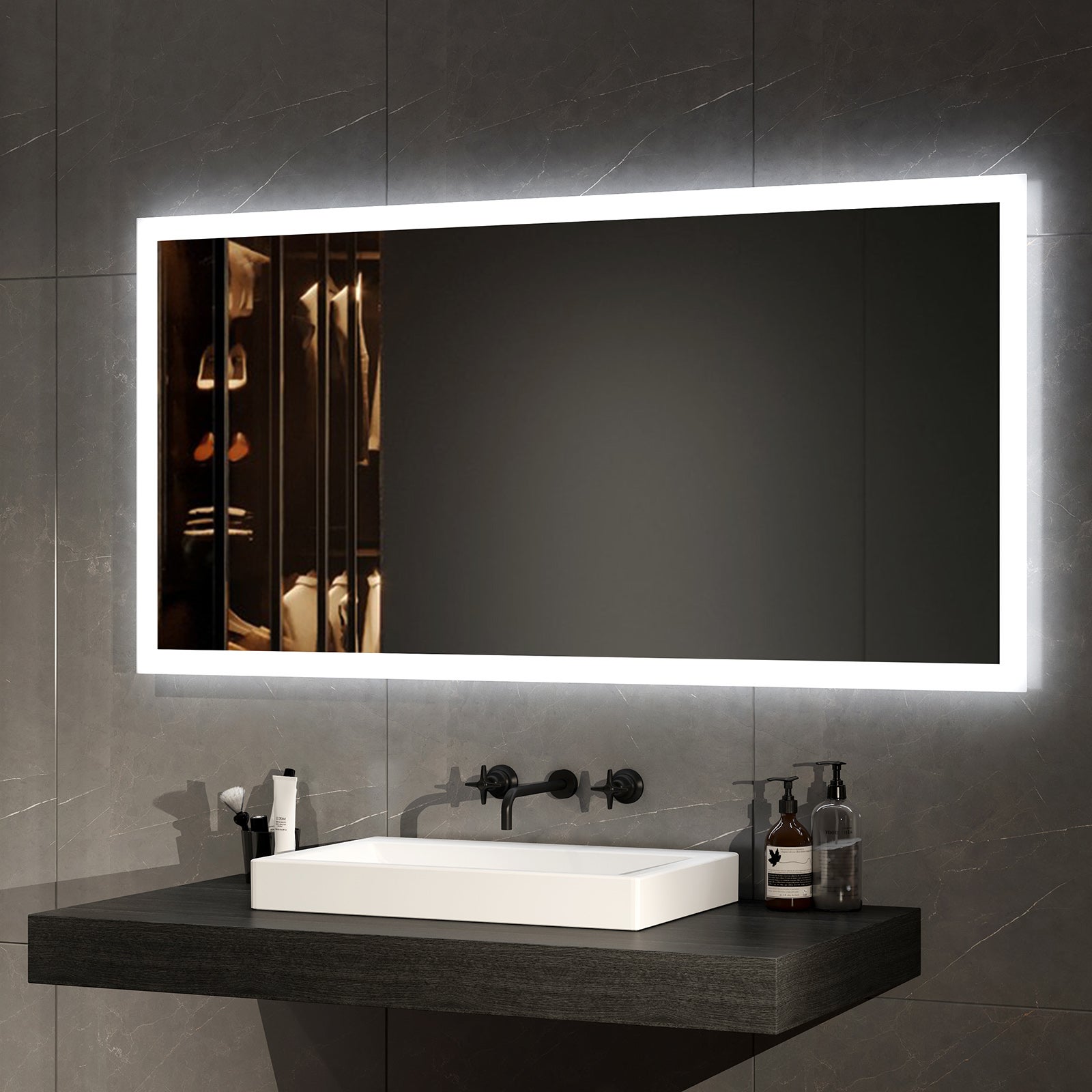 Ideal Standard Espejo De Baño Montado En La Pared Enmarcado