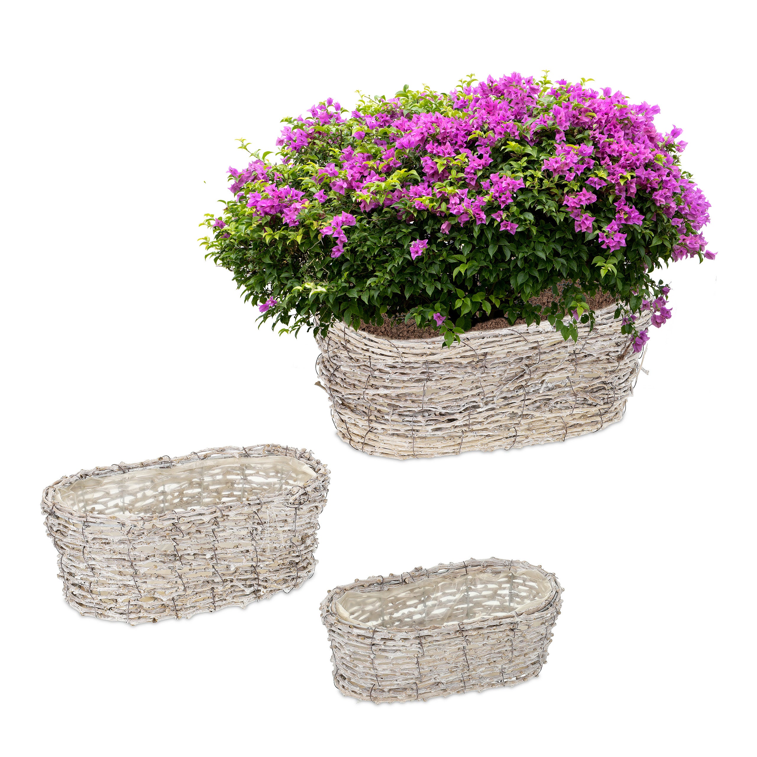 4 Pièces Pot De Fleurs Rétro En Fer Forgé Cintre Pour Plantes Porte
