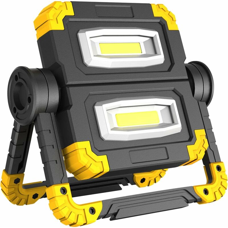Lampe De Chantier LED Rechargeable MEIKEE – Projecteur Portable 1.08 Lbs – Idéal Bricolage