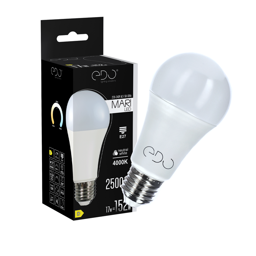 Żarówka Edo Mari B LED E27 17W 4000K neutralna NW 2500lm EDO777505