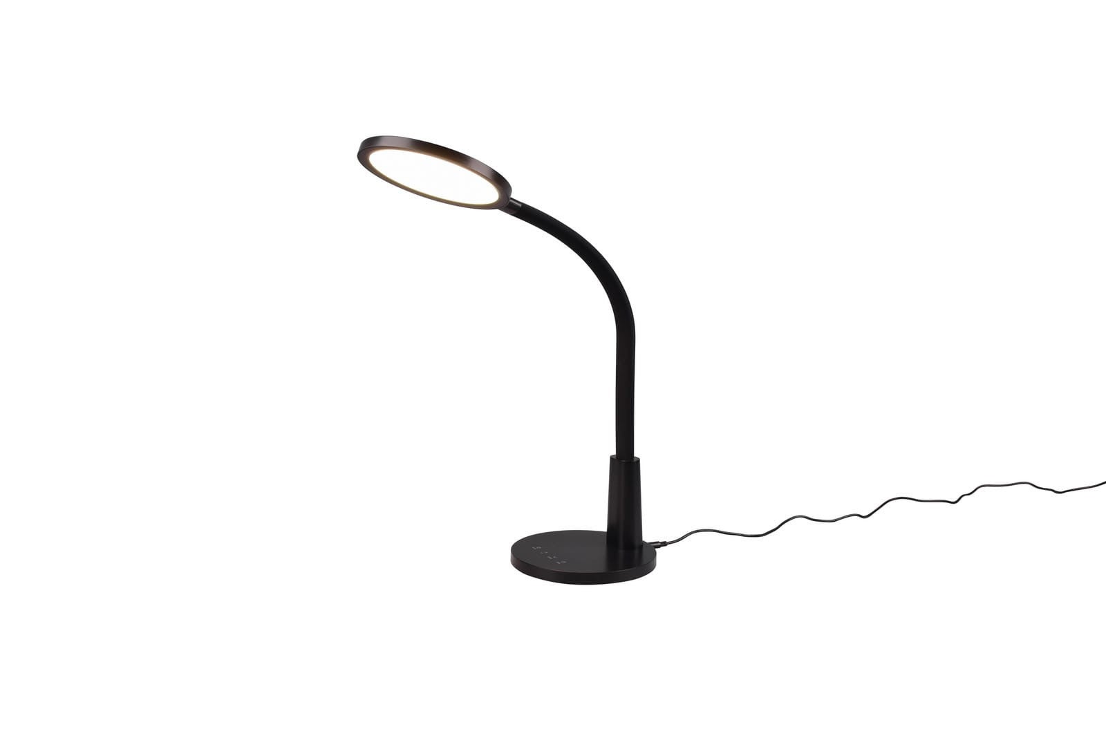 Lampa biurkowa Sally czarna LED 8W 4000K 830lm wym: 36 x 16 x 16 cm tworzywo sztuczne RL