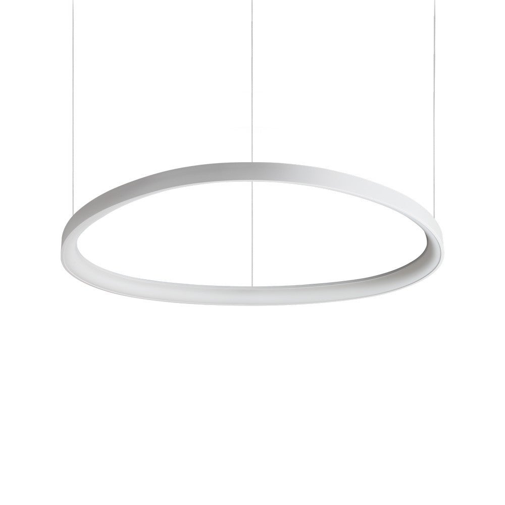 Ideal Lux  Suspension Led Intégré Gemini 1 Ampoule Métal,Plastique Blanc , Leroy Merlin