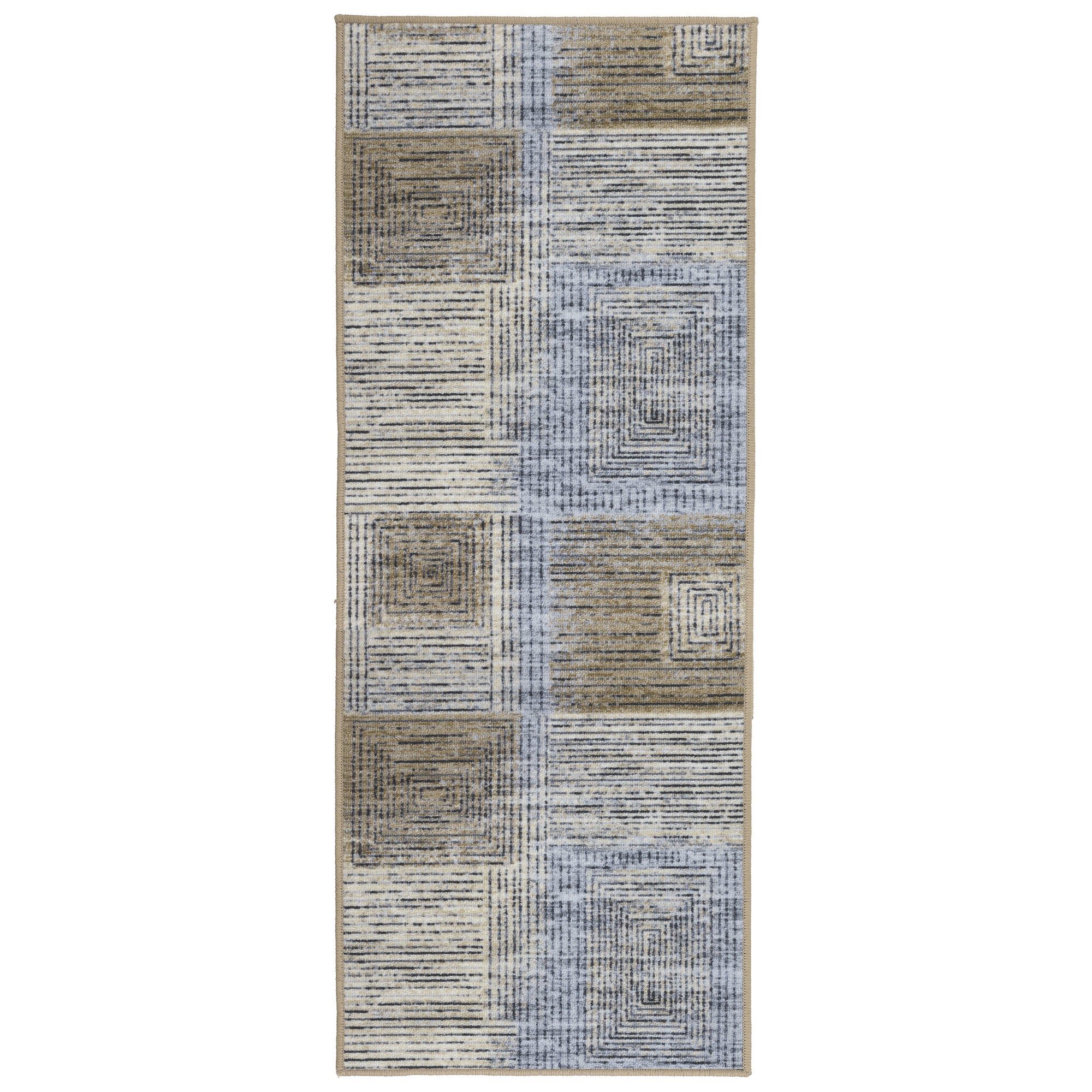 Chodnik antypoślizgowy Vita 80x200 cm Przecierka beżowy