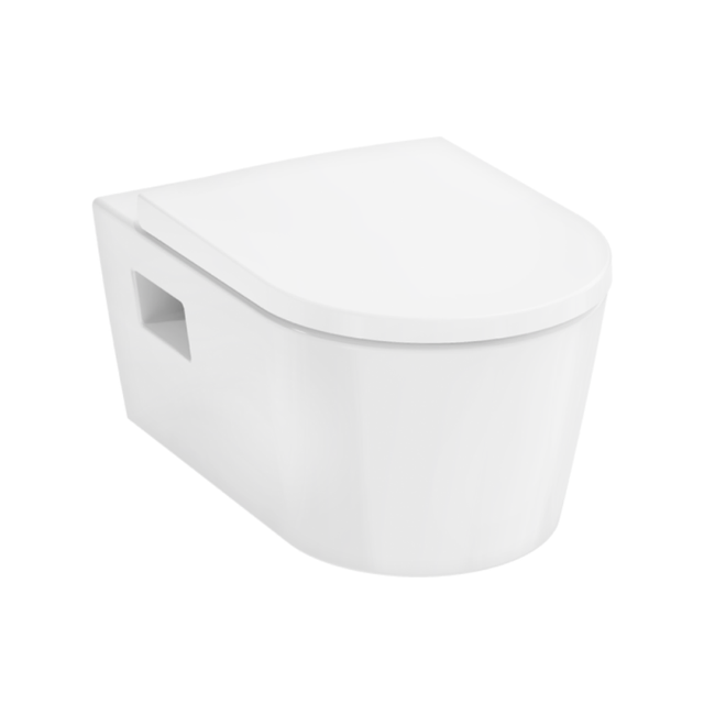 Cuvette WC suspendu sans bride HANSGROHE EluPura Original S avec abattant