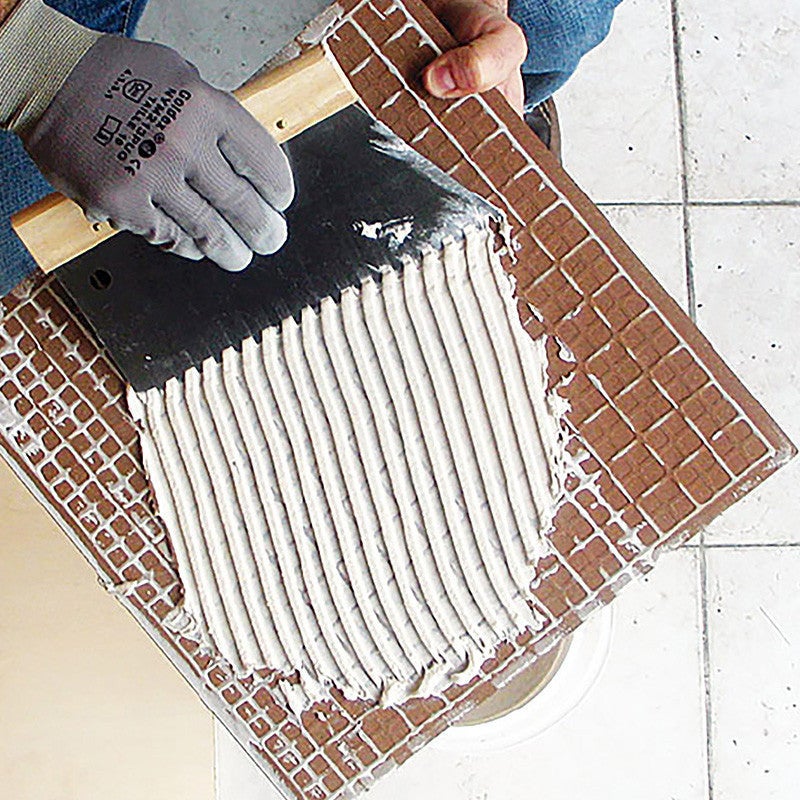 Peigne à colle manche bois MEJIX 180240 - 185 mm U 9x9 - 3