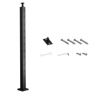 VEVOR Kit 121 Manchons T316 Inox Marin 4-4,8 Mm – Fixations Câbles Garde-Corps Avec Foret, Pour Balustrade DIY Extérieur Argent