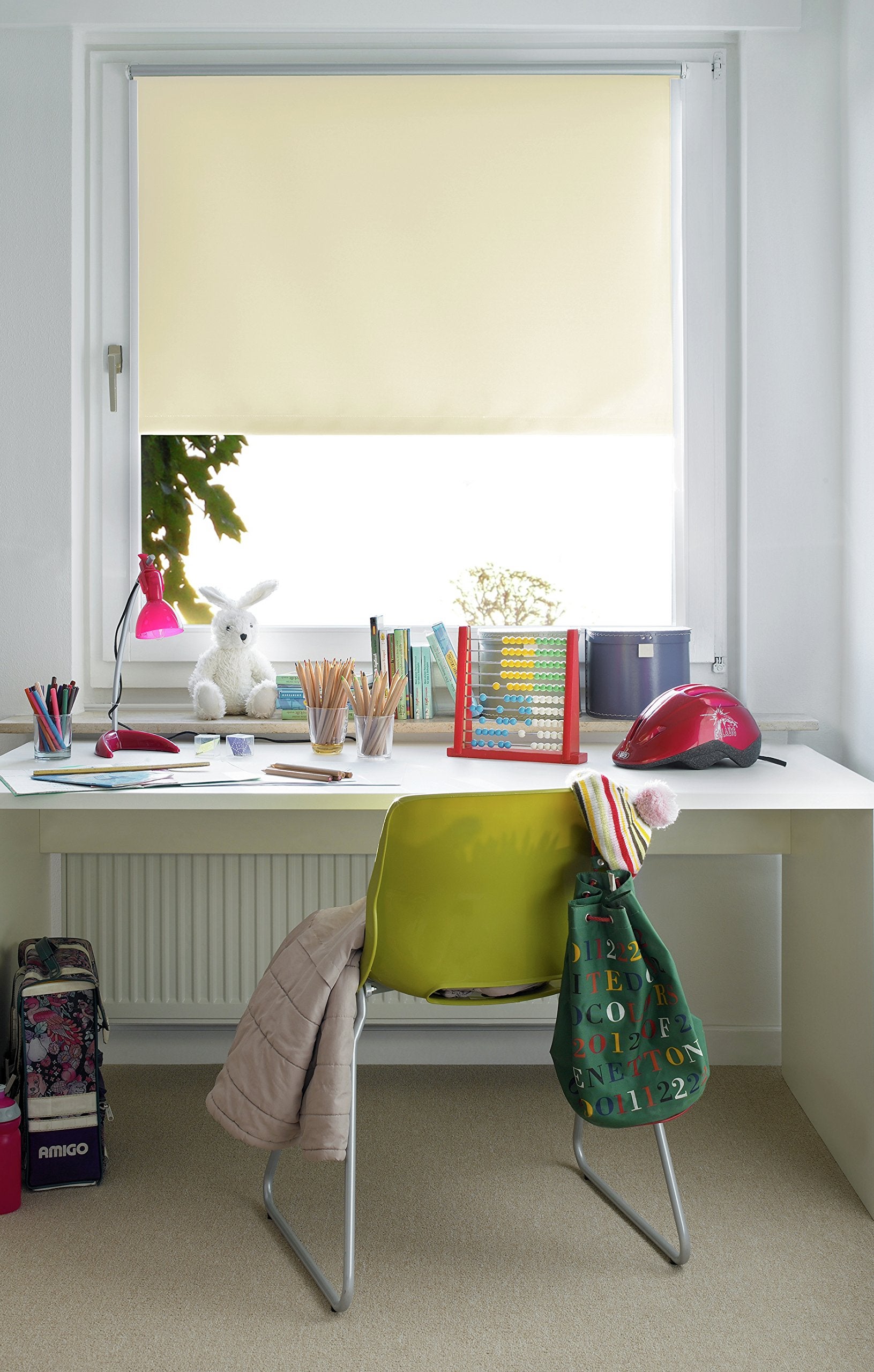 Tenda A Rullo Termica Gardinia Easyfix 90x210 Cm - Verde Mela, Oscurante, Risparmio Energetico