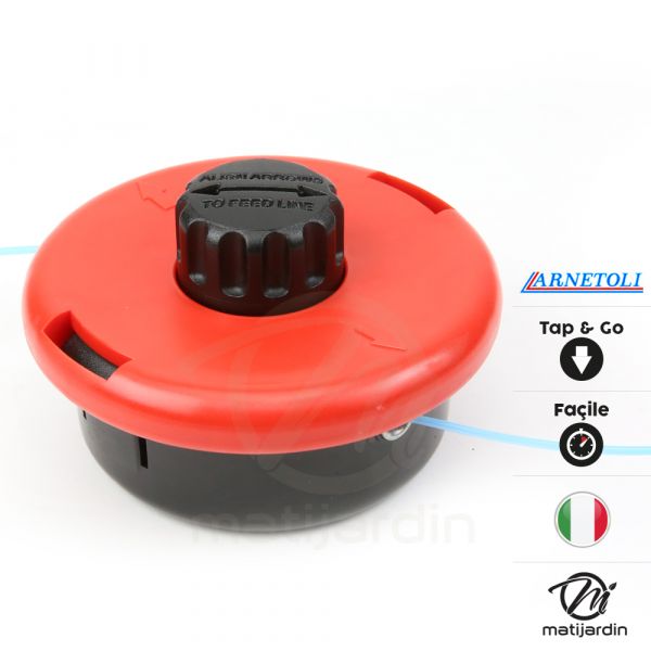 Tête débroussailleuse 2 fils. Tap & Go. Arnetoli. F10x1,25 - 2