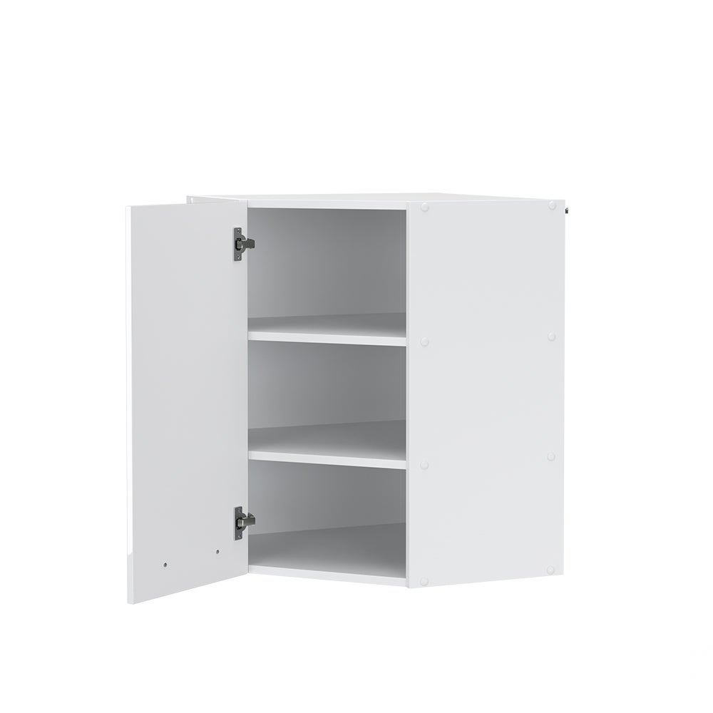 Vicco Elément haut de cuisine Fame-Line, Blanc Haute brillance, 57cm - 4