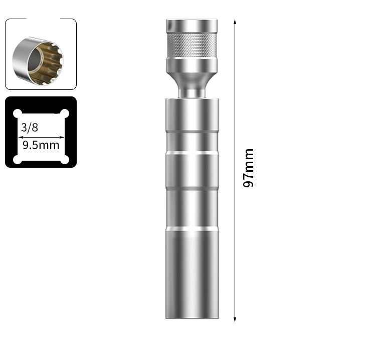 CCLIFE Chiave per Candele 4pz, 1/2'' La Chiave a Candela a T, Set di