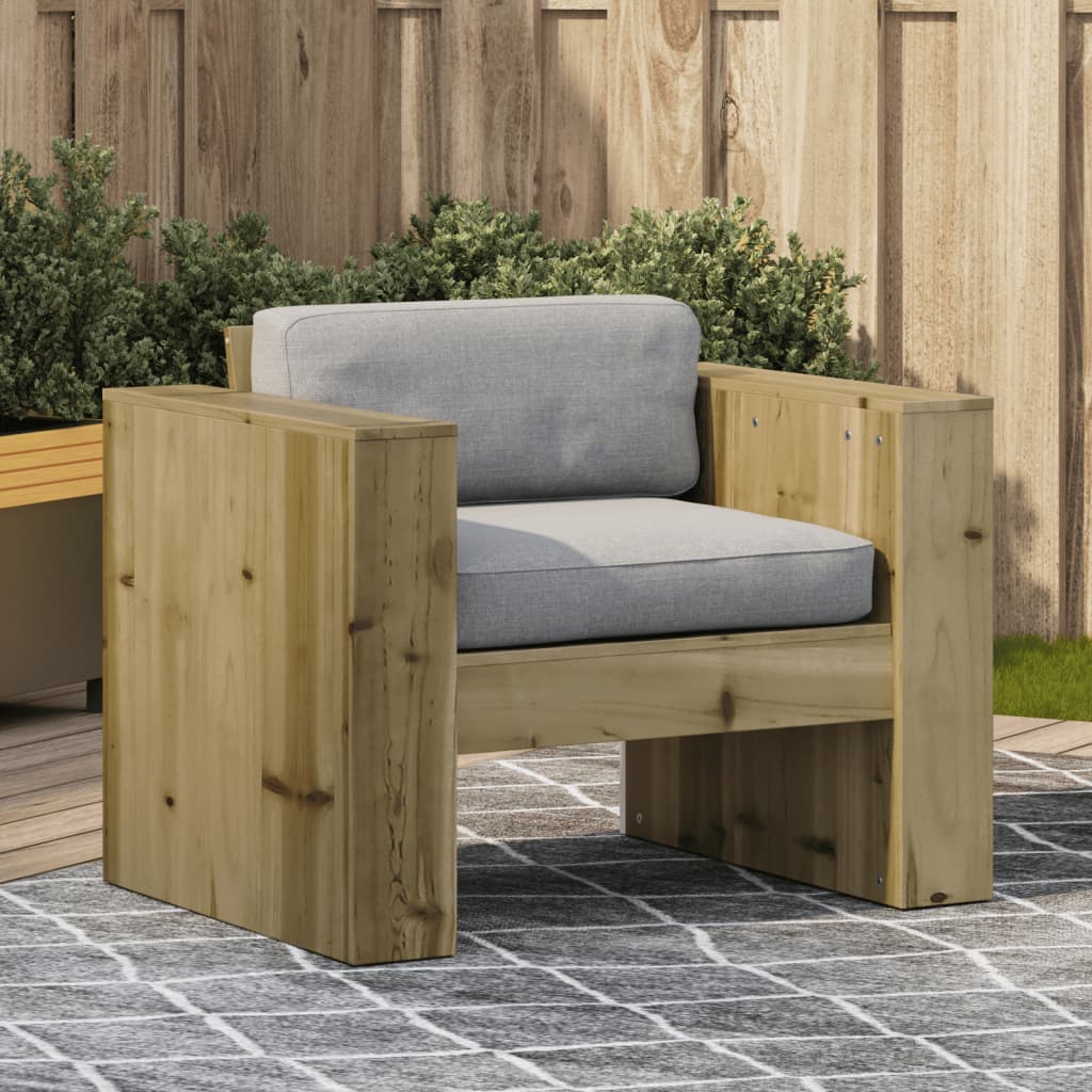 Maison exclusive - sofá de jardín madera de pino impregnada 79x60x62 cm