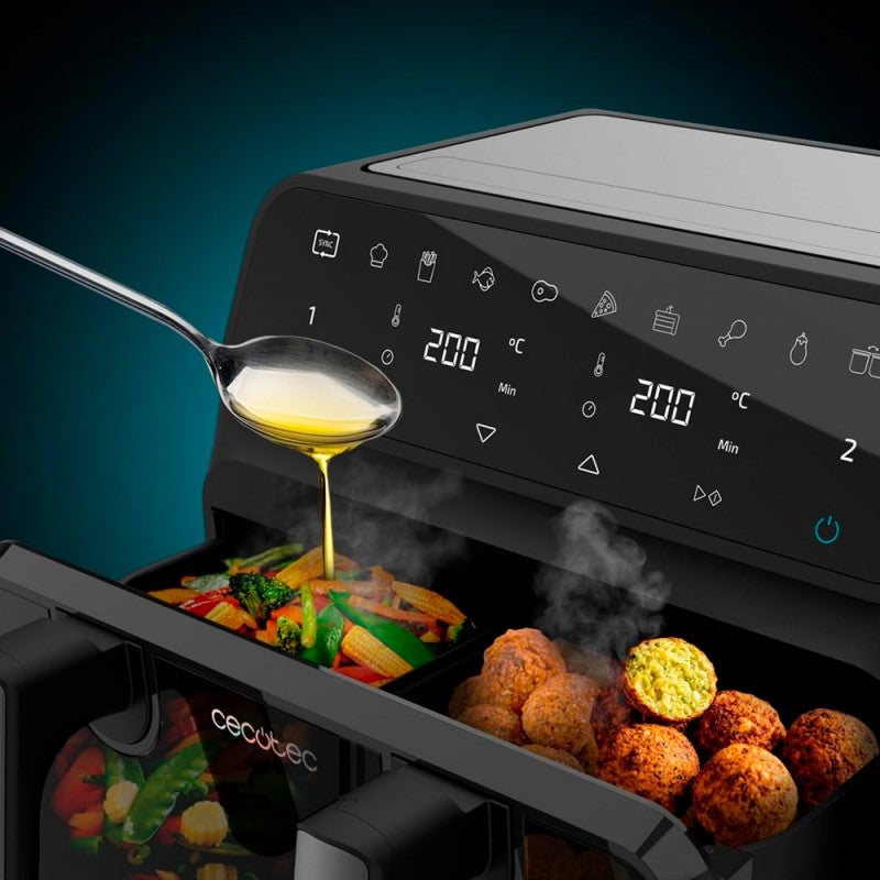Cecotec 04986 friteuse Unique 9 L Autonome 2850 W Friteuse d’air chaud Noir - 3