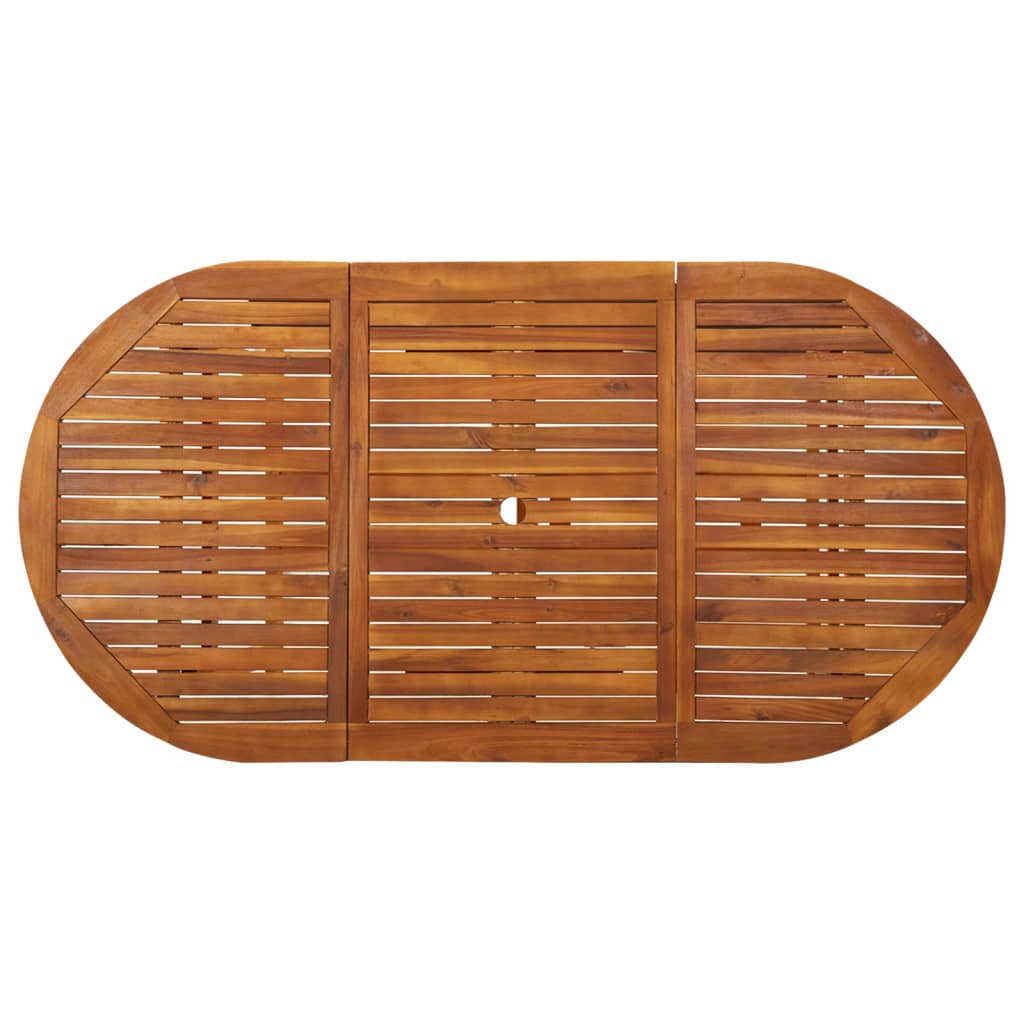 Table à dîner de jardin 180x90x75 cm Bois d'acacia solide 2 - 4
