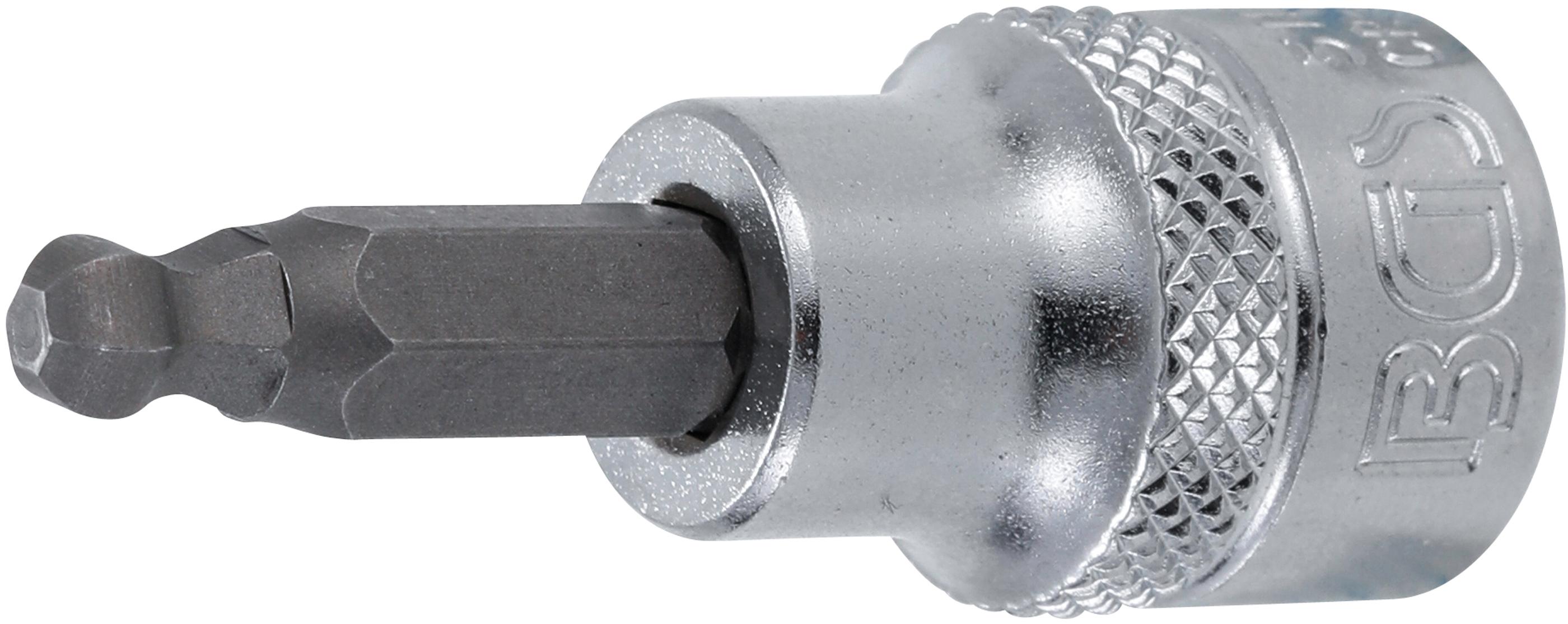 BGS Bit inserto con testa sferica, 5 mm interno, esagonale, 3/8 pollici, 1 pezzi, 5112