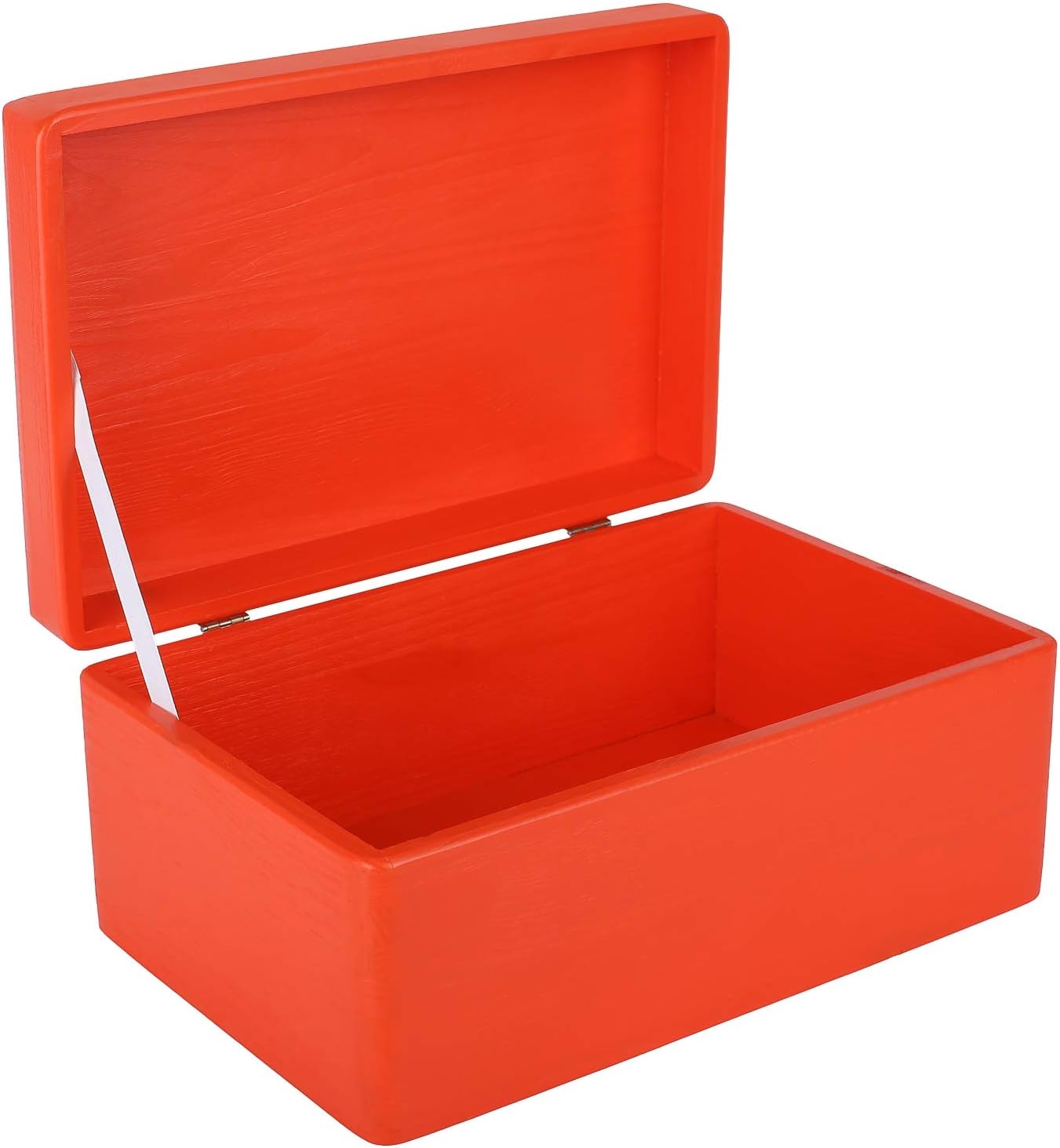 Caja De Madera Con Tapa Y 6 Compartimentos - 30x20x10 Cm, Cierre Metálico, Para Té, Joyas O Manualidades