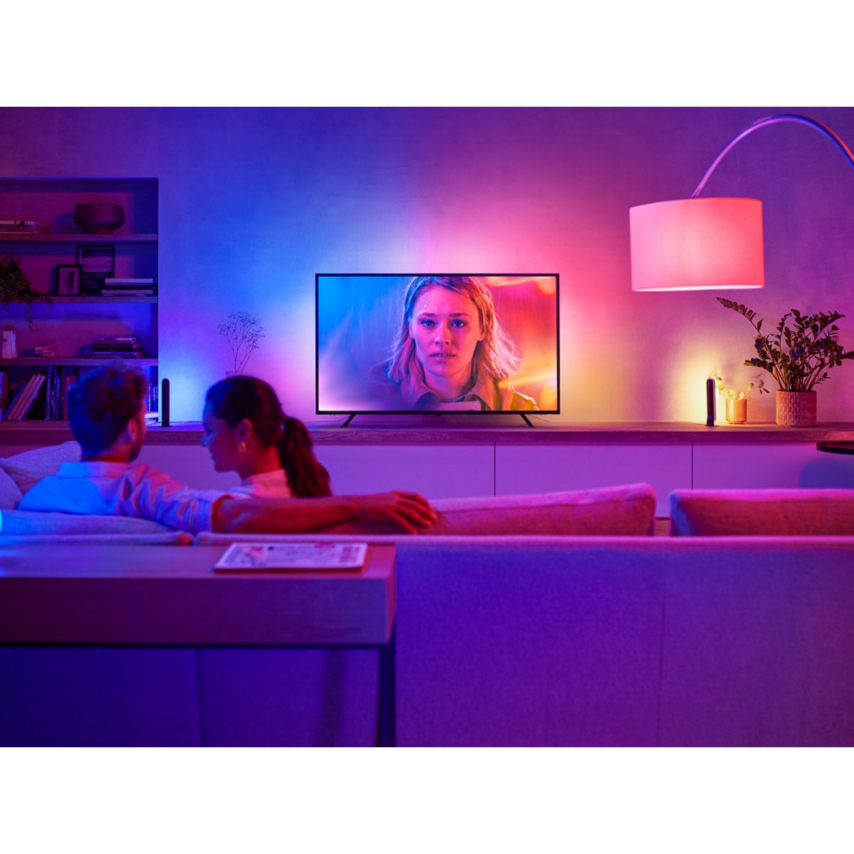 Ruban LED PHILIPS HUE W&C Lightstrip Play Gradient TV 65'' - 9