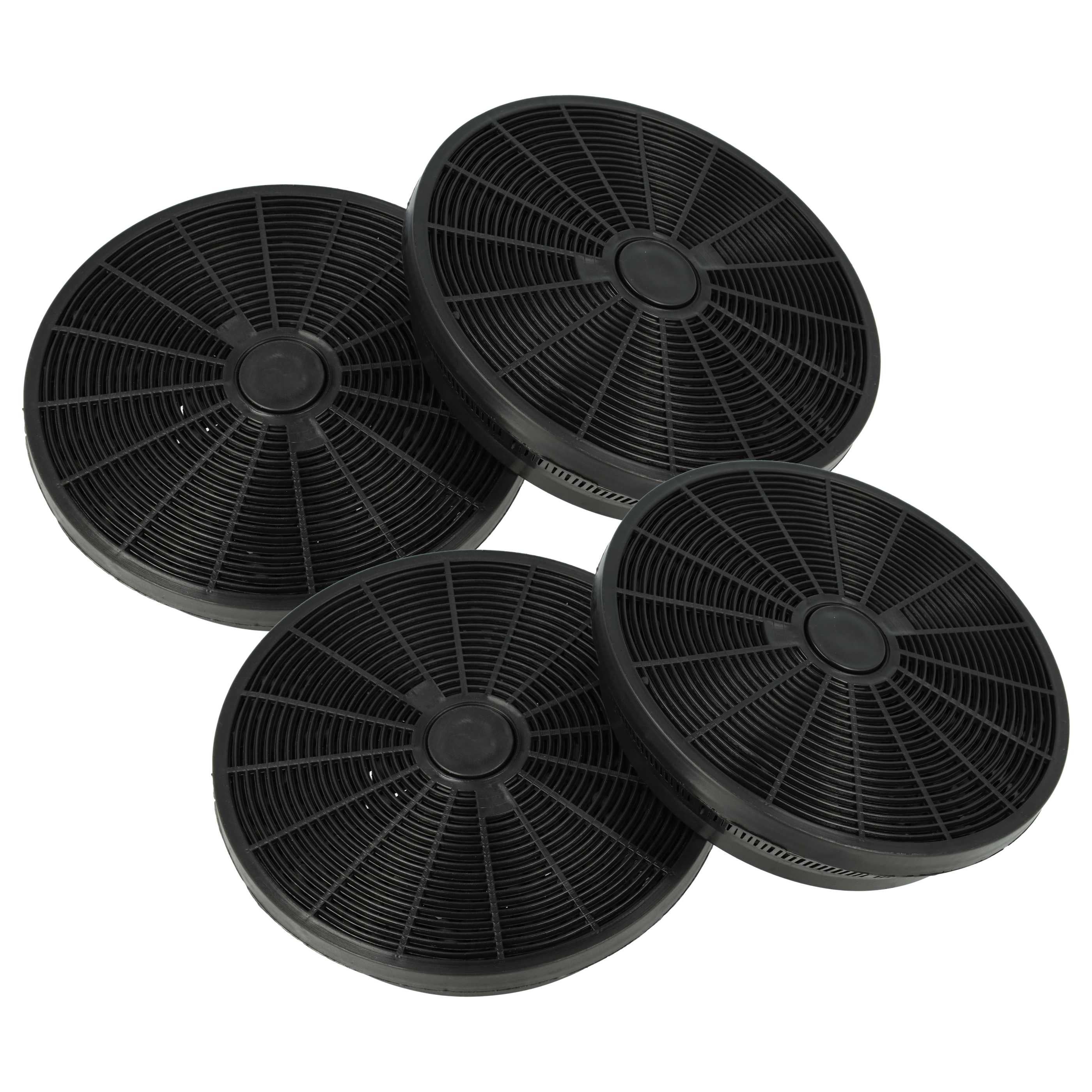 Vhbw 4x Filtres à charbon actif compatible avec Candy CCE16X, CCE119X ...