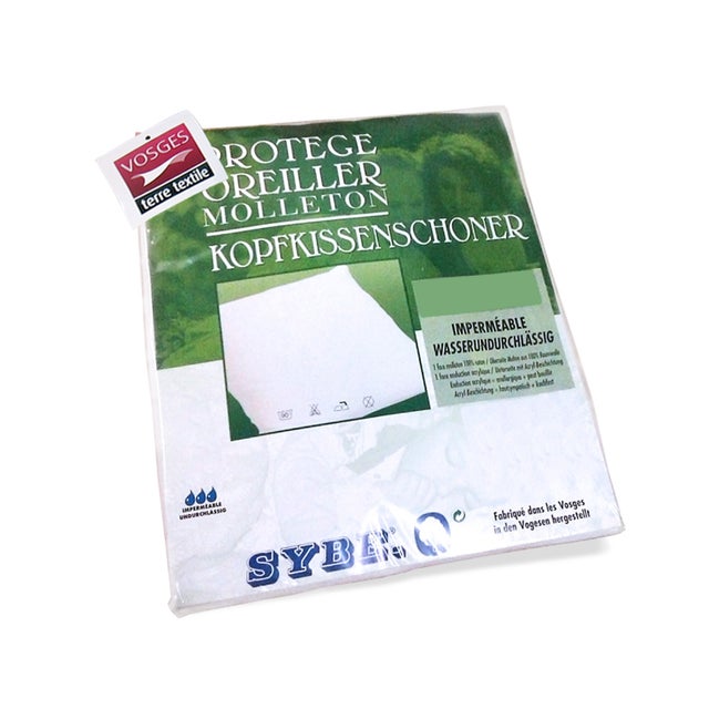 Housse de protection d'oreiller imperméable ANTONY 60x60 cm Blanc