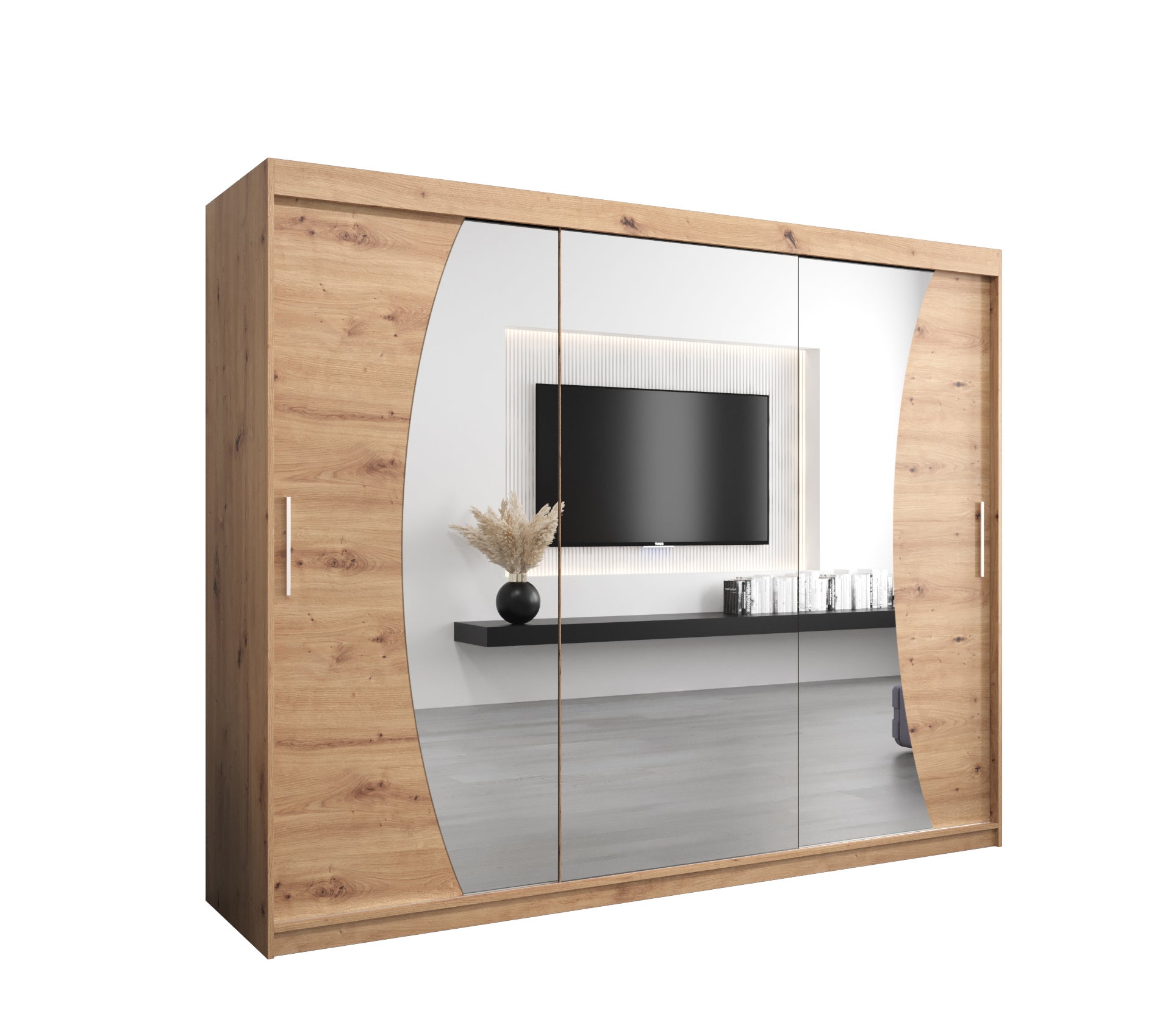 Szafa przesuwna garderoba WAVE 250 x 62 x 200 cm Artisan - Abiks Meble