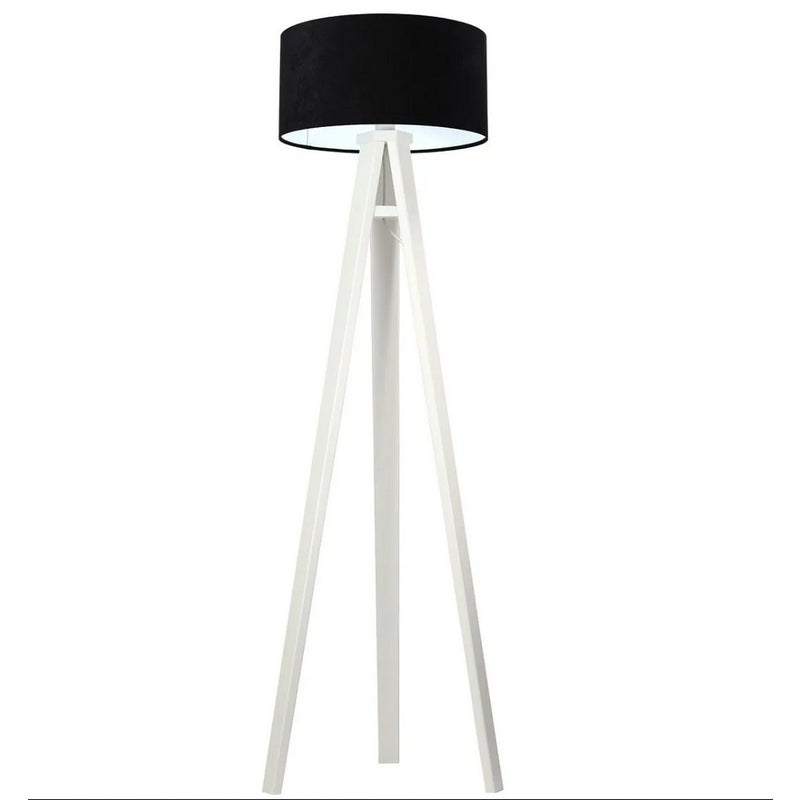 Lampa stojąca HOME 40 czarna/biała