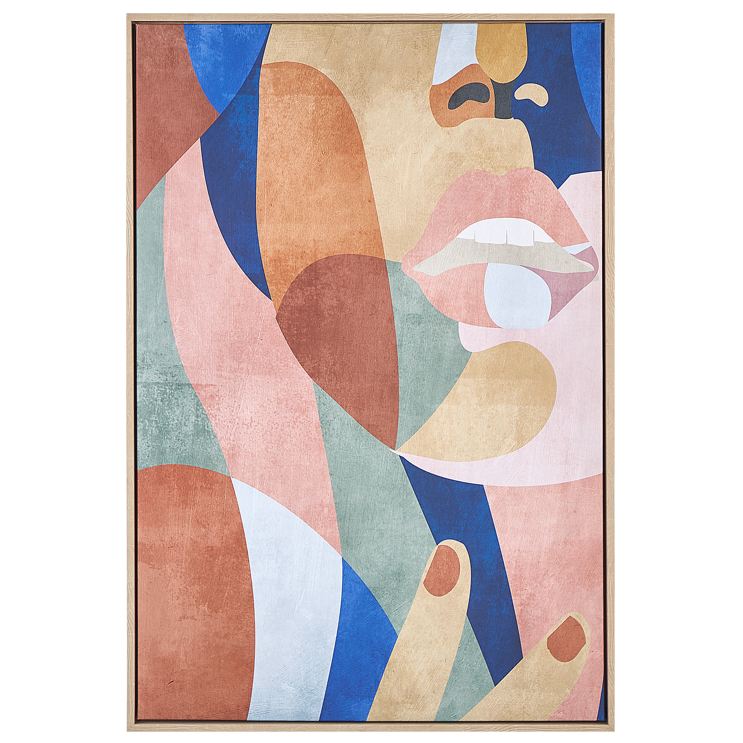Canvas BITETTO Motiv feminin 63 x 99 cm Multicolor