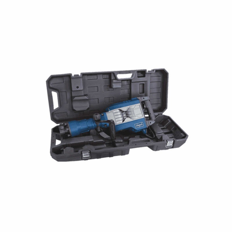 Marteau Piqueur Scheppach AB1900 - 1900W 60J 2000cps/min - Burin Pointu Et Plat - Coffret Métal