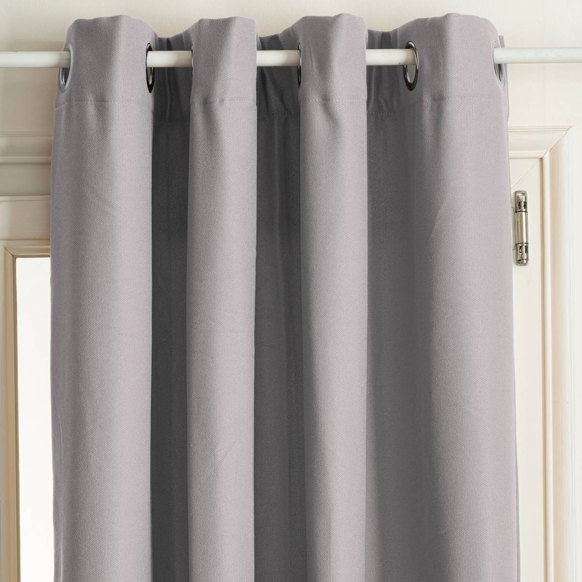 Atmosphera - cortina aislante «isa» con ojales - lino 140 x 260 cm