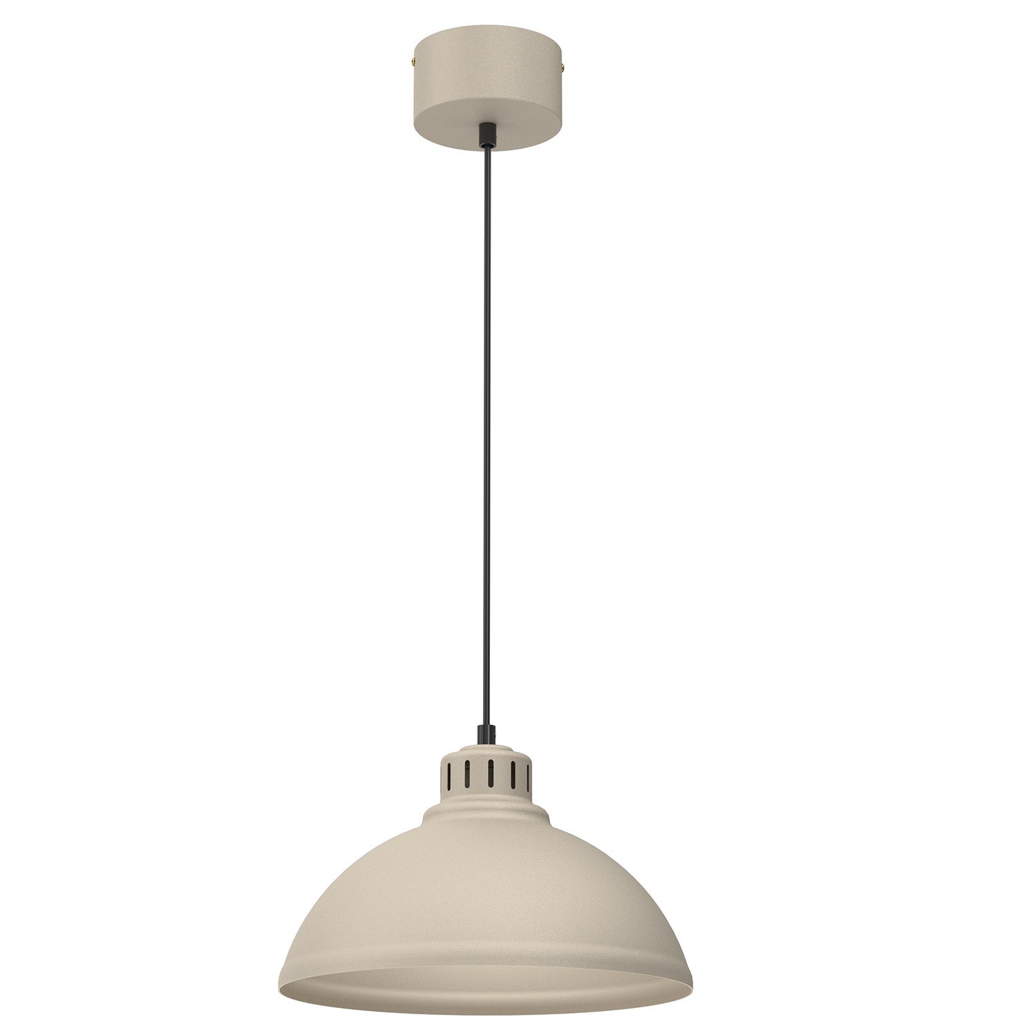 Lampa wisząca Sven kremowo-czarna 1xE27x15W wym: 115 x 30 x 30 cm metal Luminex