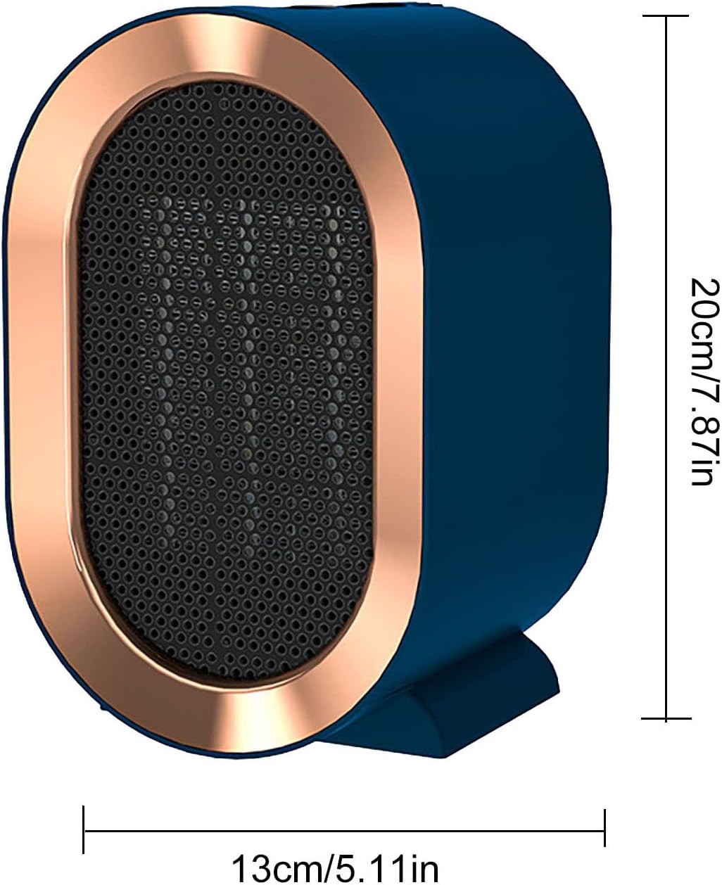 Mini radiateur soufflant bleu à économie d'énergie, chauffage d'appoint