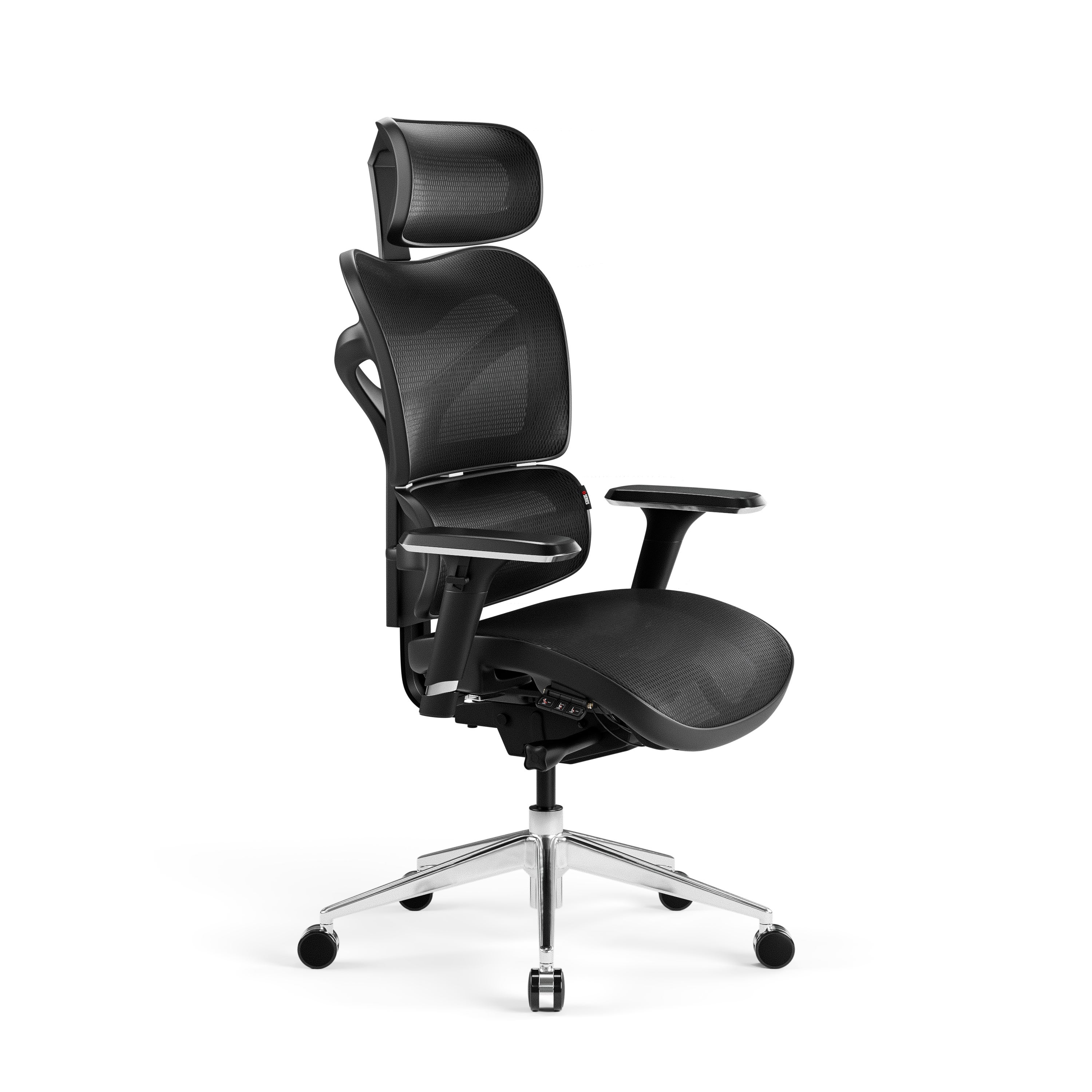 Diablo Ergonomiczny Fotel Biurowy V-Commander: Czarny