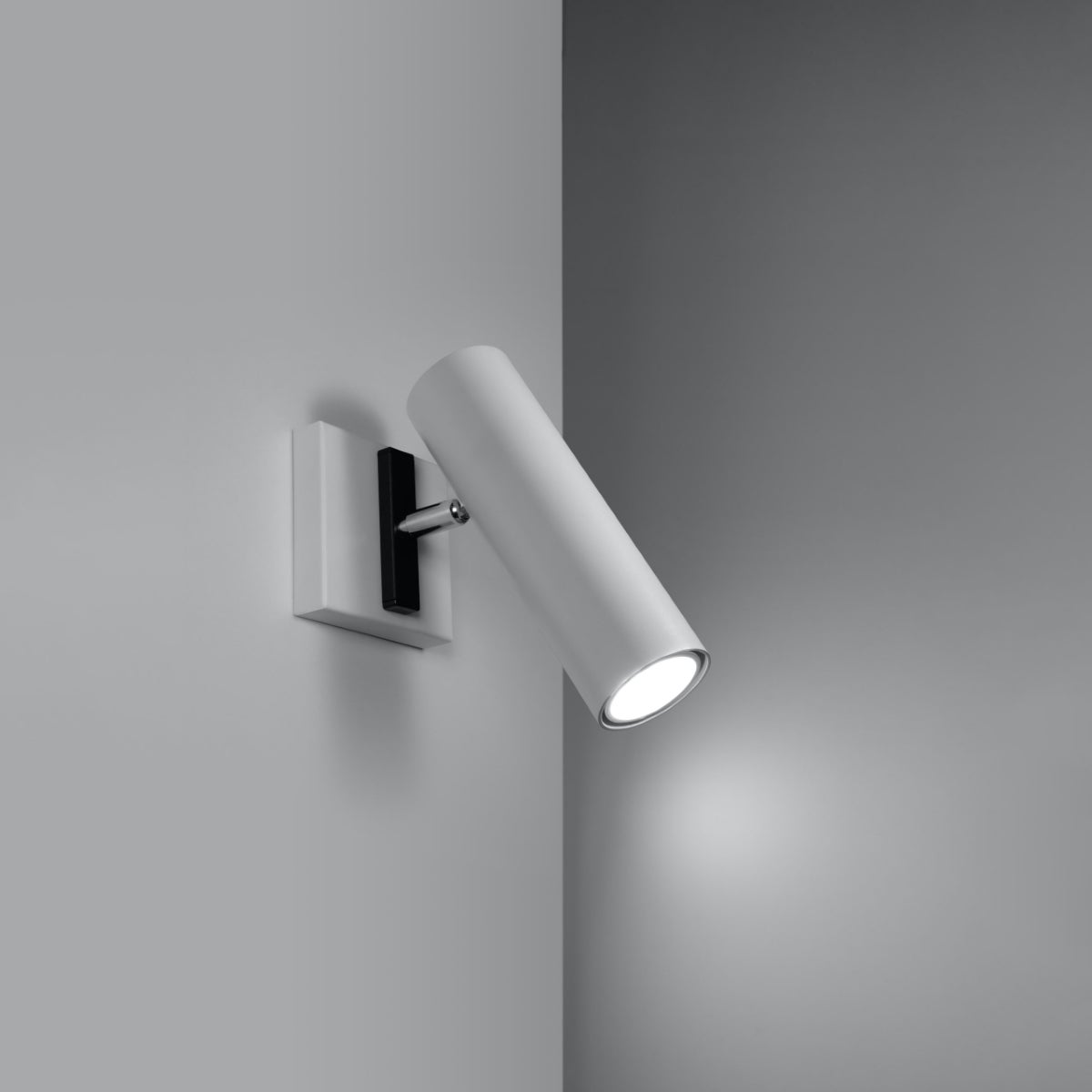 Kinkiet INVICTA biały LED 3000K - 8x8x20cm Sollux