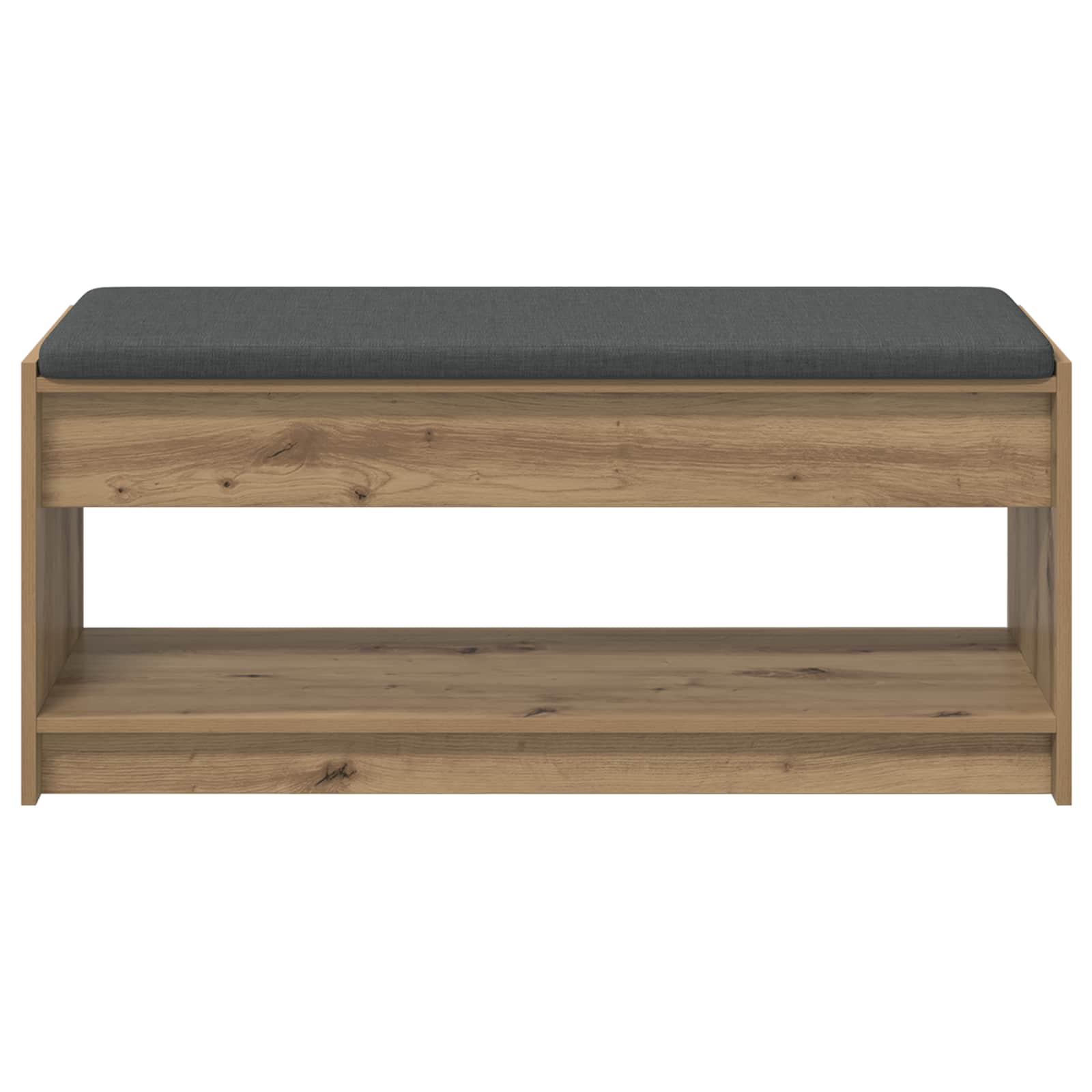 Banc d'entrée - Banc intérieur avec coussin Chêne Artisanal 103 x 38 x 45 cm - 5