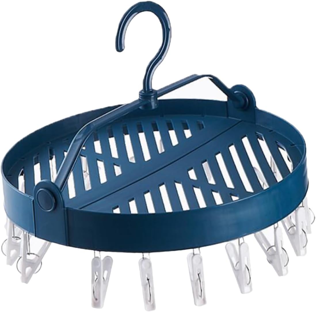 Składana suszarka do ubrań, wieszaki składane, składane wieszaki na ubrania, stojak na skarpetki ze stali nierdzewnej, wisząca suszarka do ubrań z so