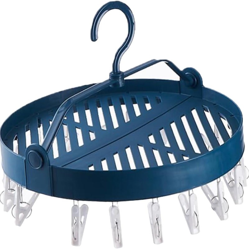 Składana suszarka do ubrań, wieszaki składane, składane wieszaki na ubrania, stojak na skarpetki ze stali nierdzewnej, wisząca suszarka do ubrań z so